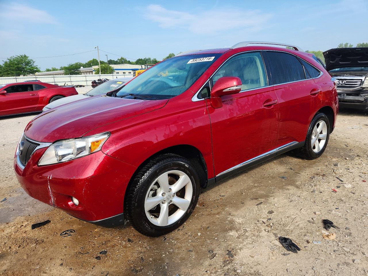 2011 Lexus Rx 350 Red vin: 2T2BK1BA8BC115027