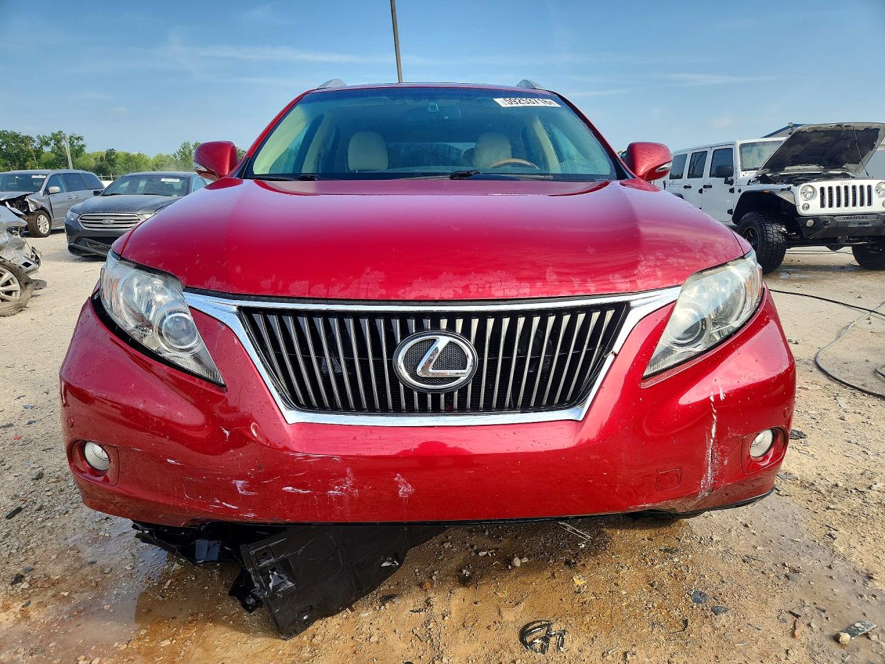 2011 Lexus Rx 350 Red vin: 2T2BK1BA8BC115027