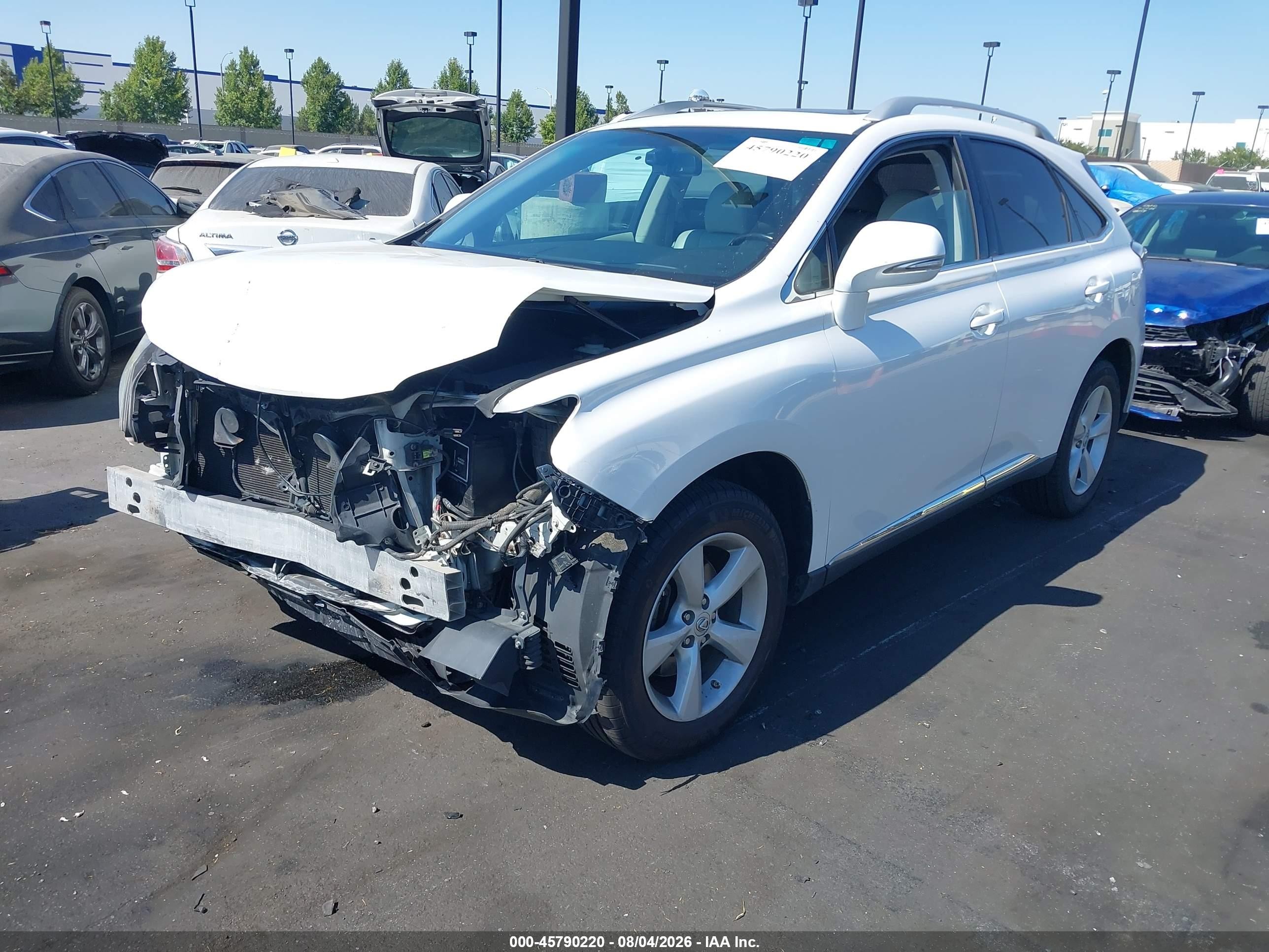 2011 Lexus Rx 350   White vin: 2T2BK1BA8BC118641