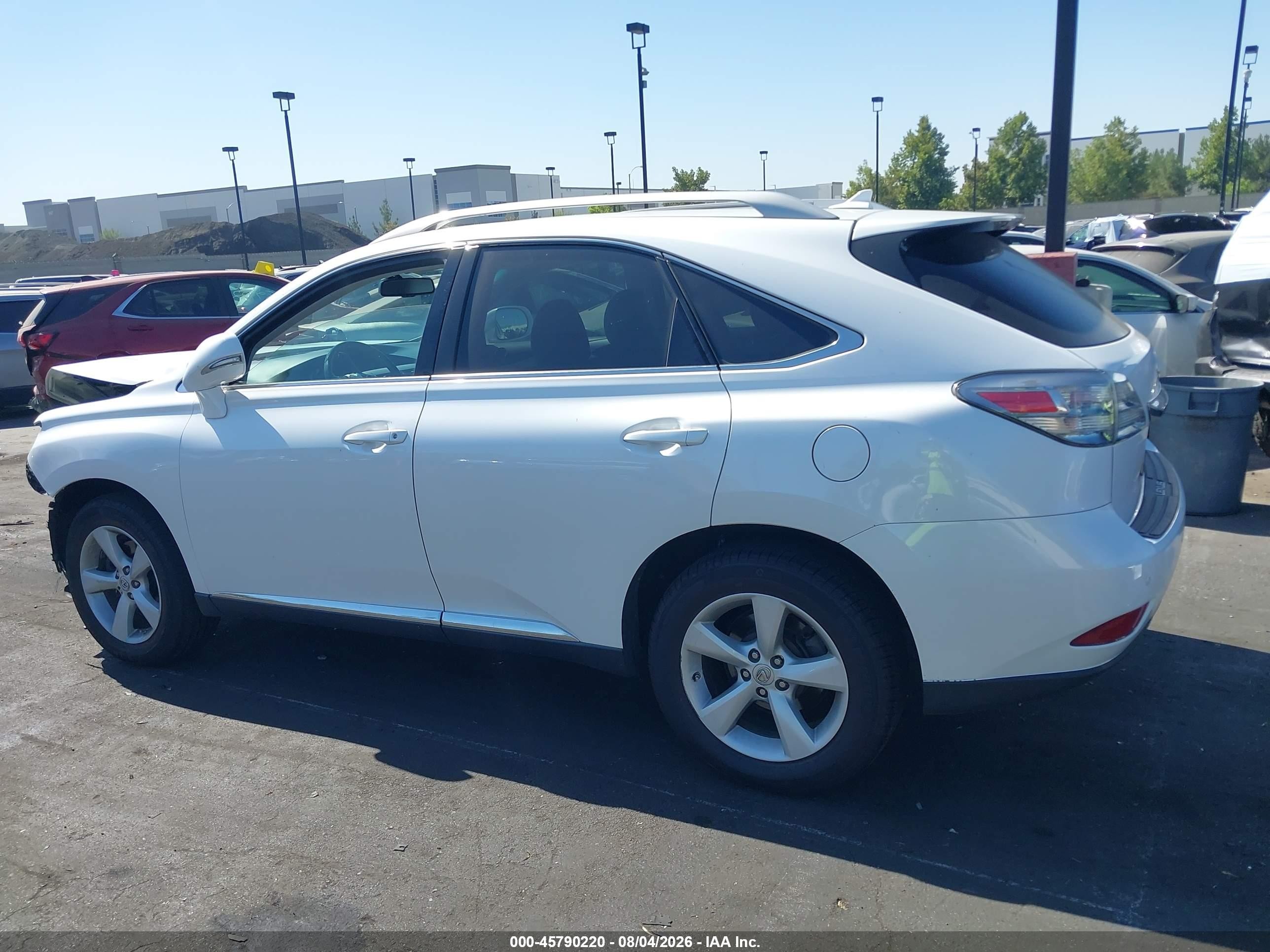 2011 Lexus Rx 350   White vin: 2T2BK1BA8BC118641