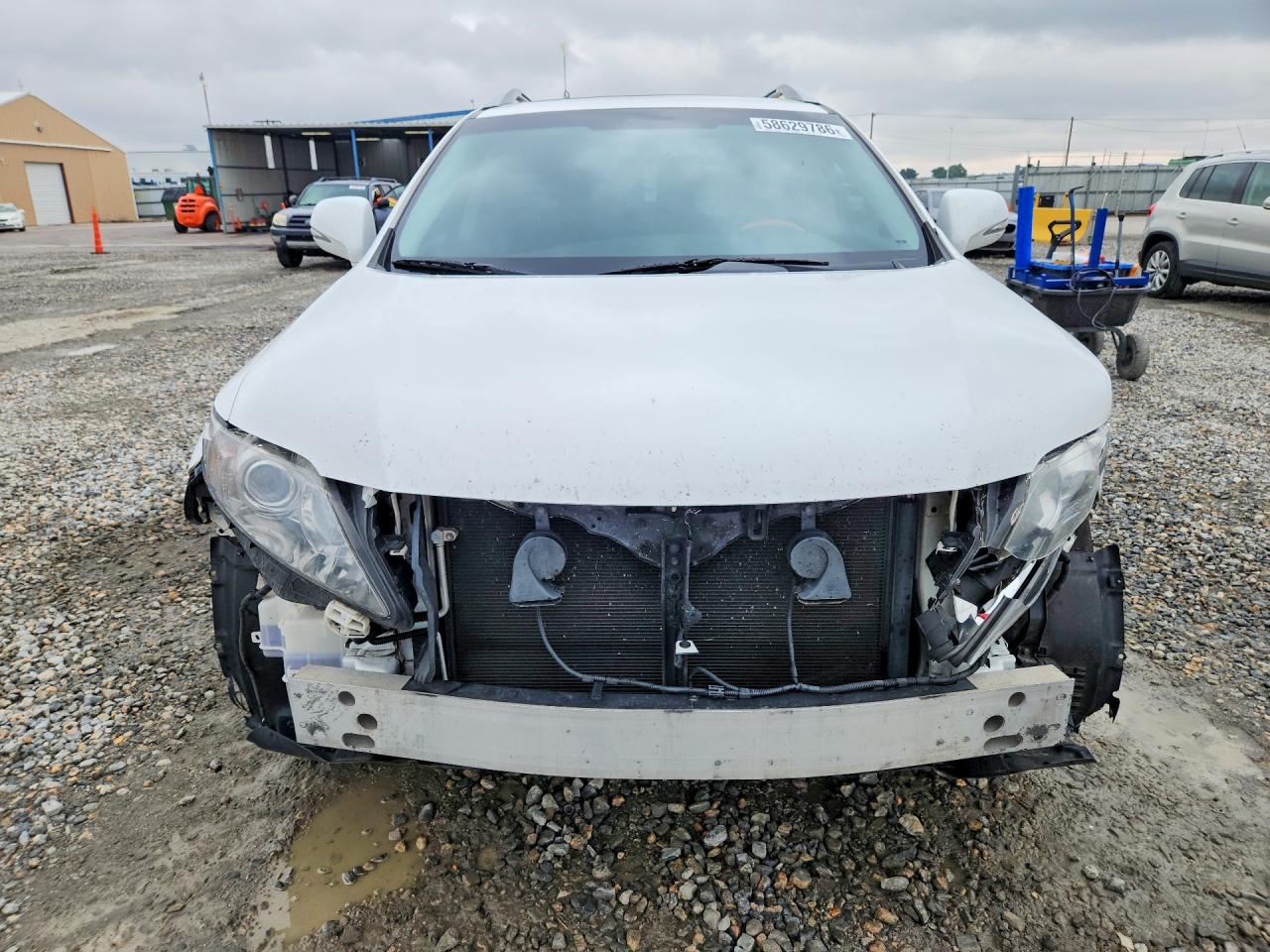2012 Lexus Rx 350 White vin: 2T2BK1BA8CC127275