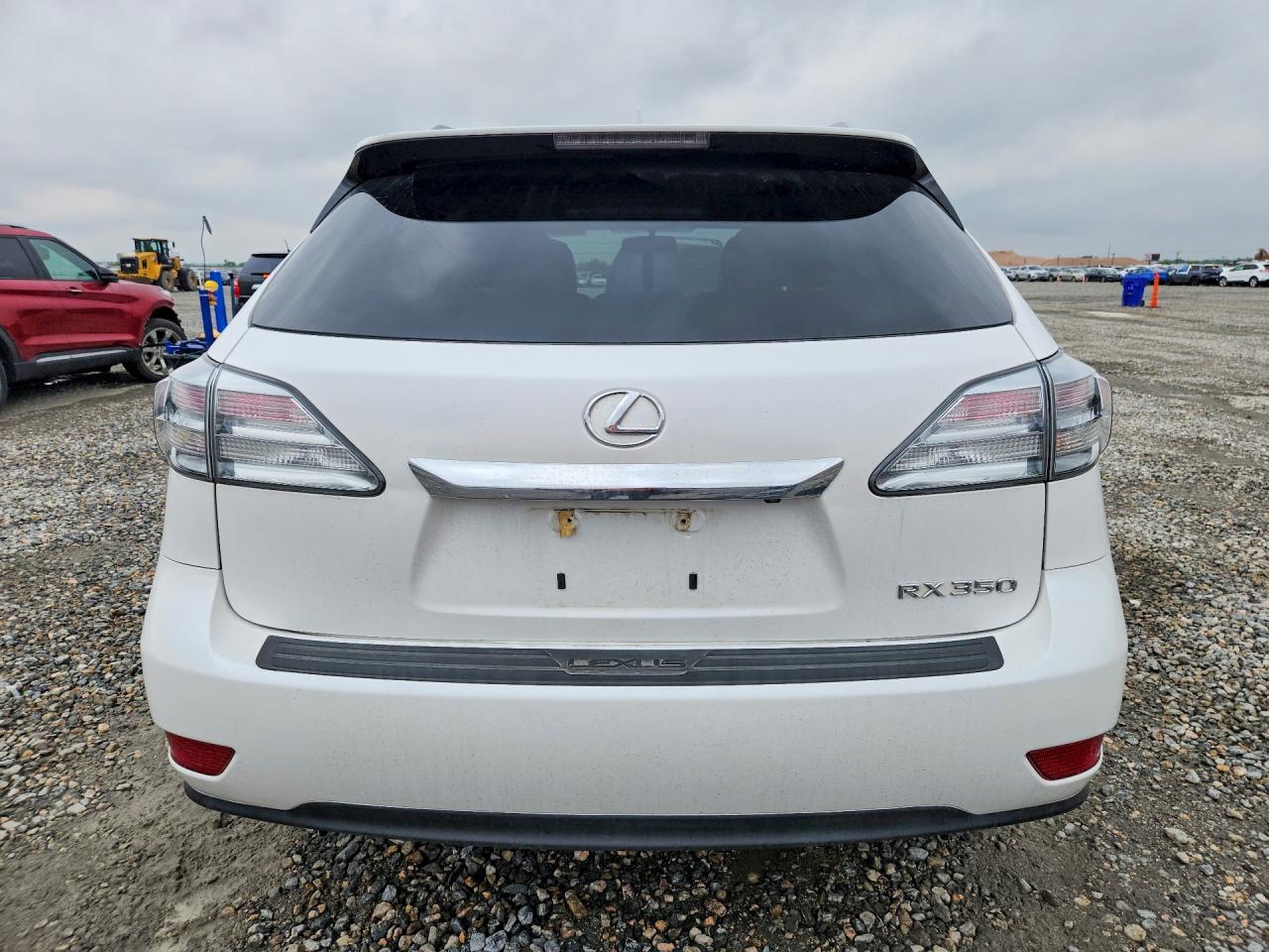 2012 Lexus Rx 350 White vin: 2T2BK1BA8CC127275