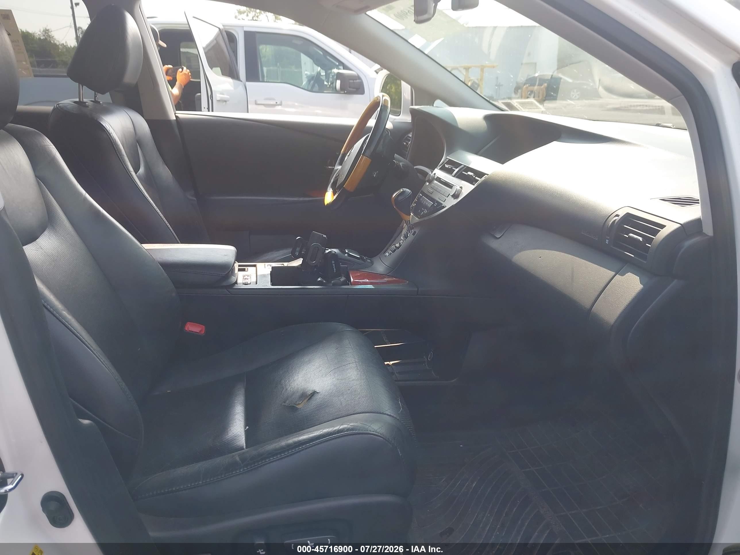 2012 Lexus Rx 350   White vin: 2T2BK1BA8CC129186