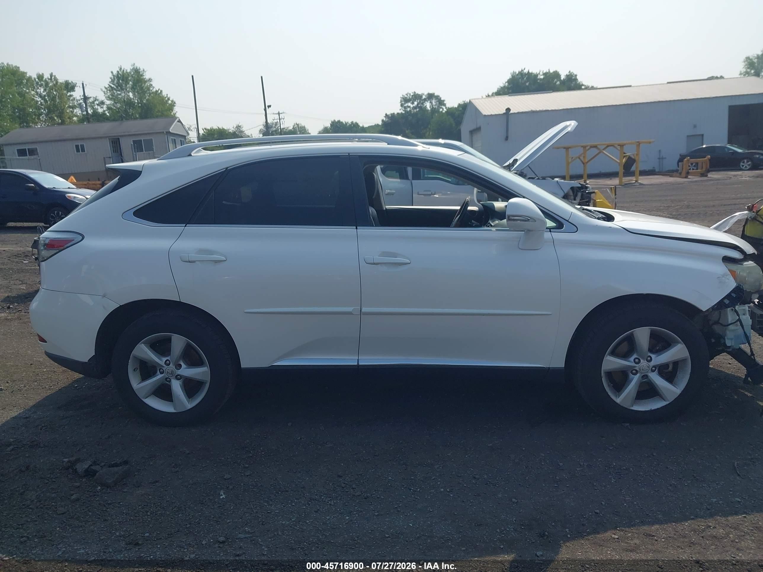 2012 Lexus Rx 350   White vin: 2T2BK1BA8CC129186