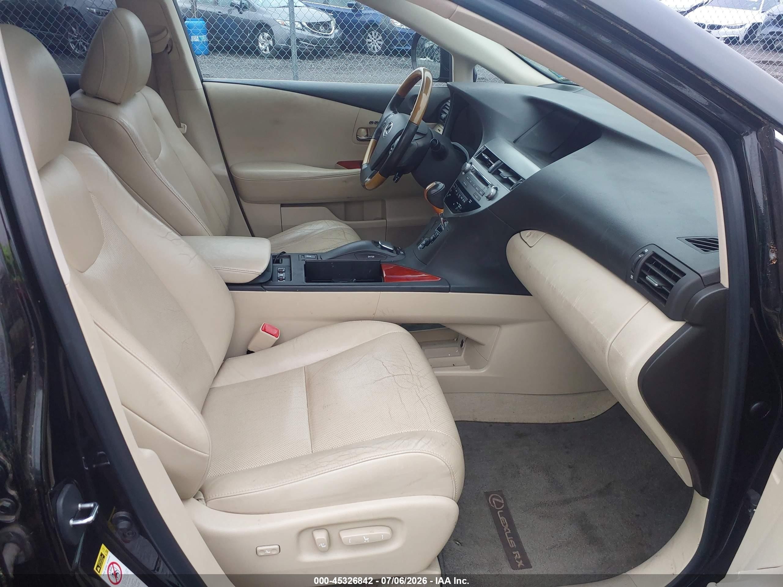 2012 Lexus Rx 350 Black vin: 2T2BK1BA8CC139362