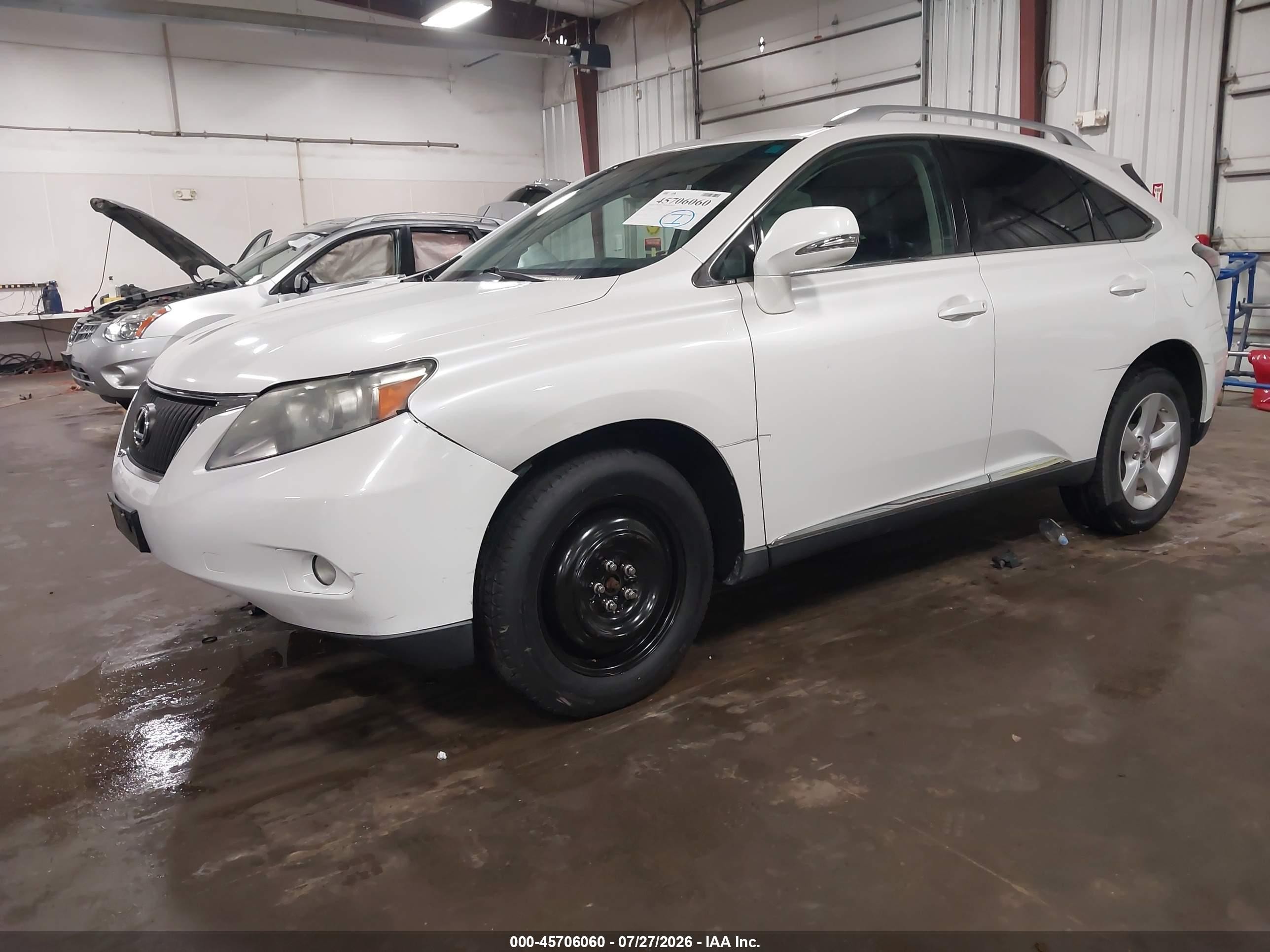 2012 Lexus Rx 350   White vin: 2T2BK1BA8CC144433