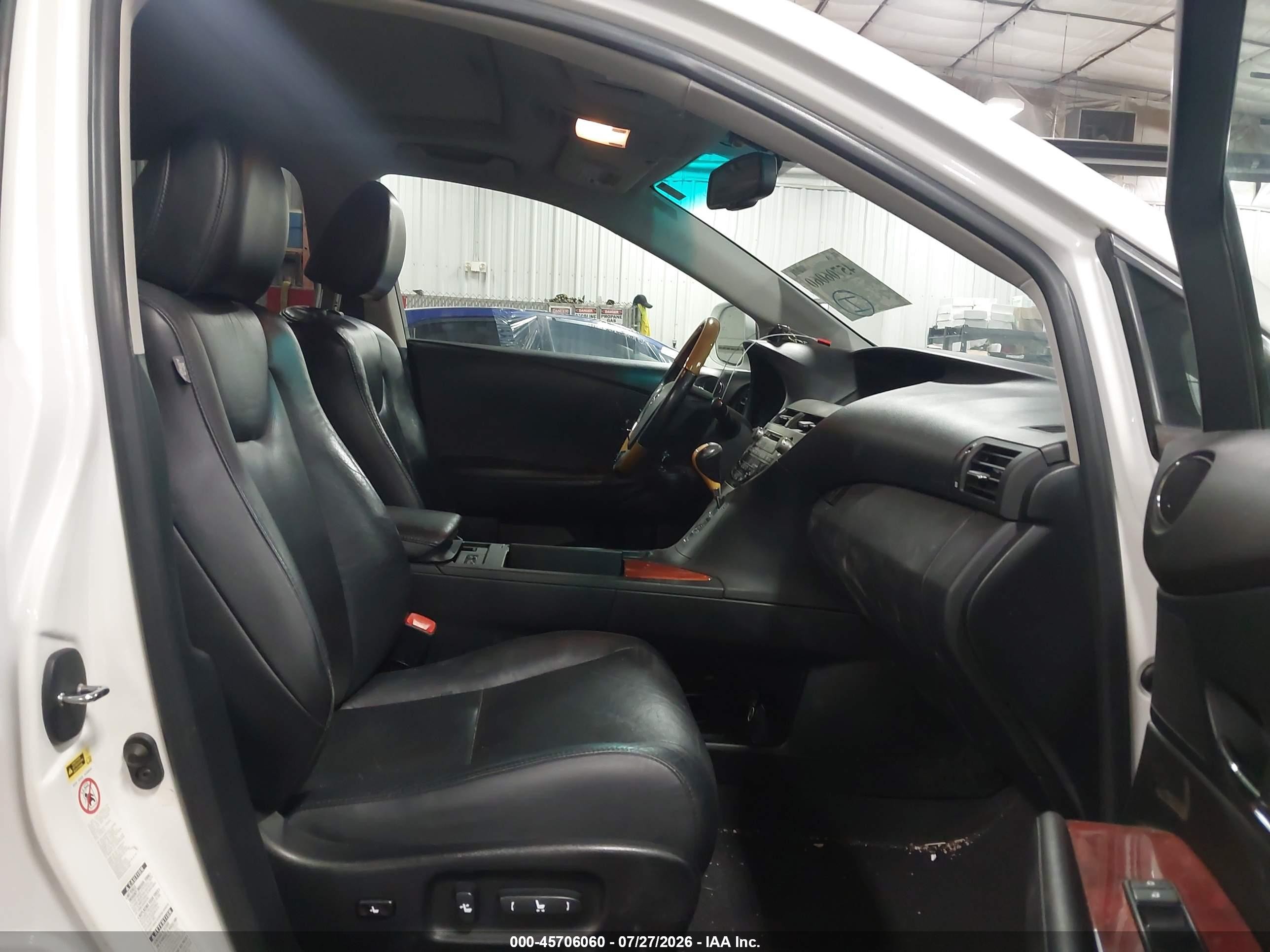 2012 Lexus Rx 350   White vin: 2T2BK1BA8CC144433