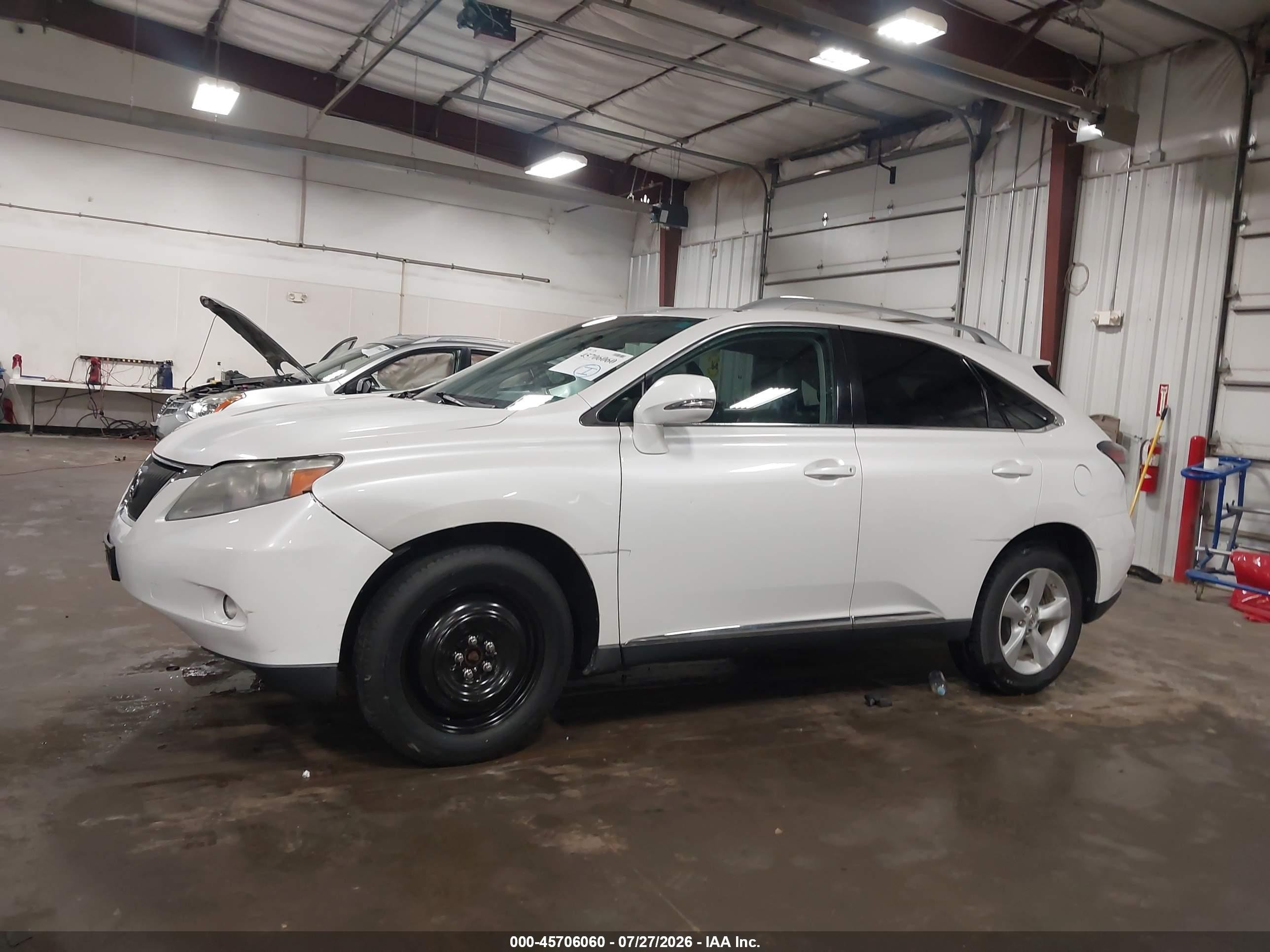 2012 Lexus Rx 350   White vin: 2T2BK1BA8CC144433