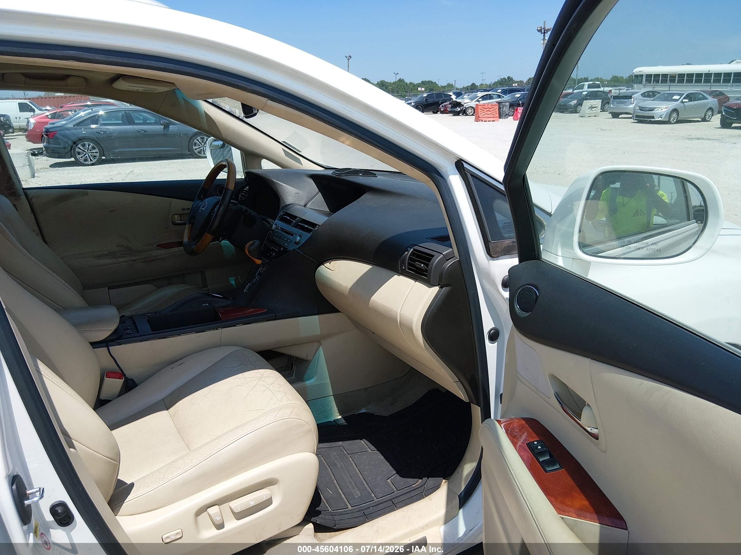 2012 Lexus Rx 350   White vin: 2T2BK1BA8CC149289