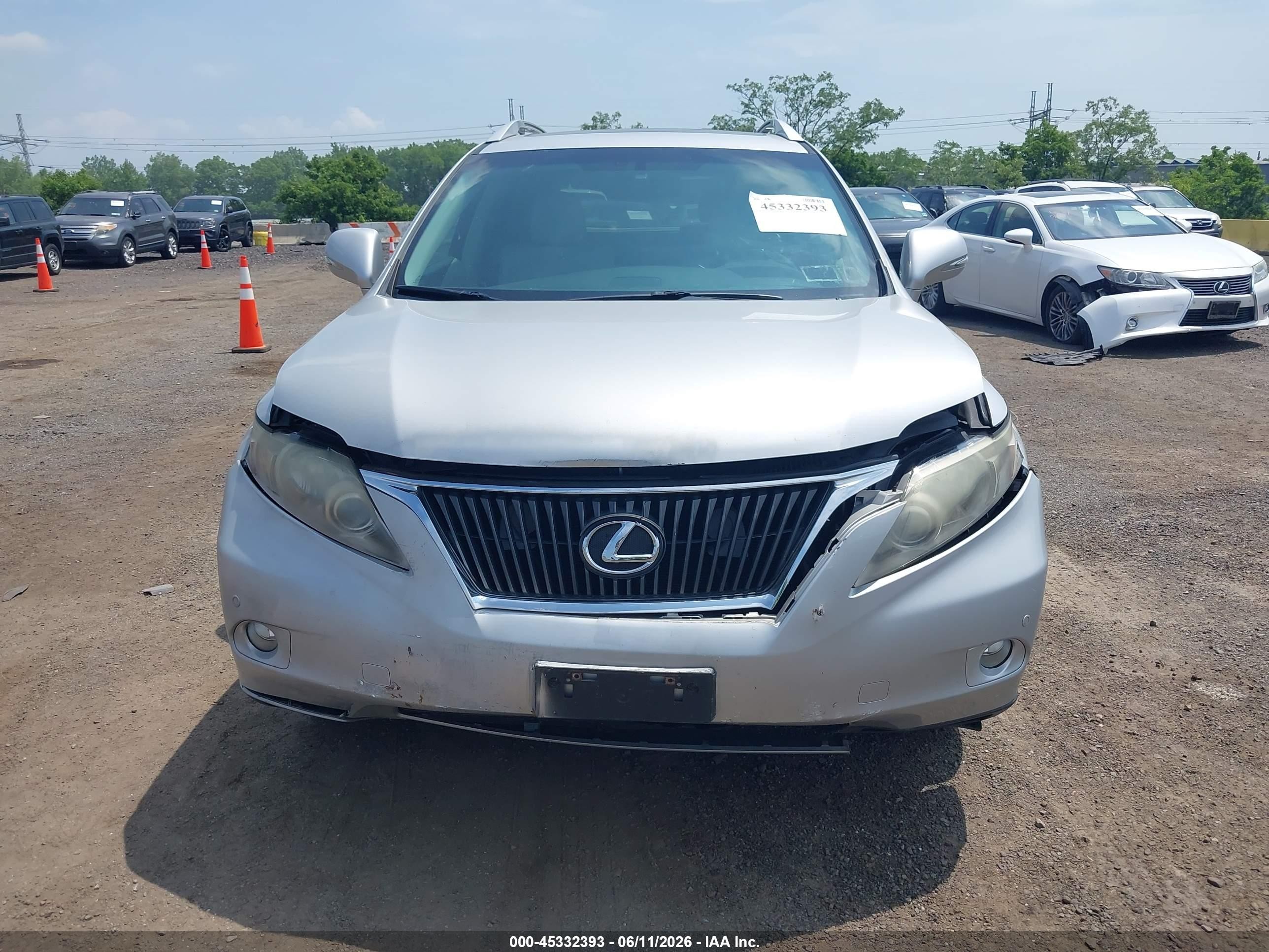 2012 Lexus Rx 350 Silver vin: 2T2BK1BA8CC152919