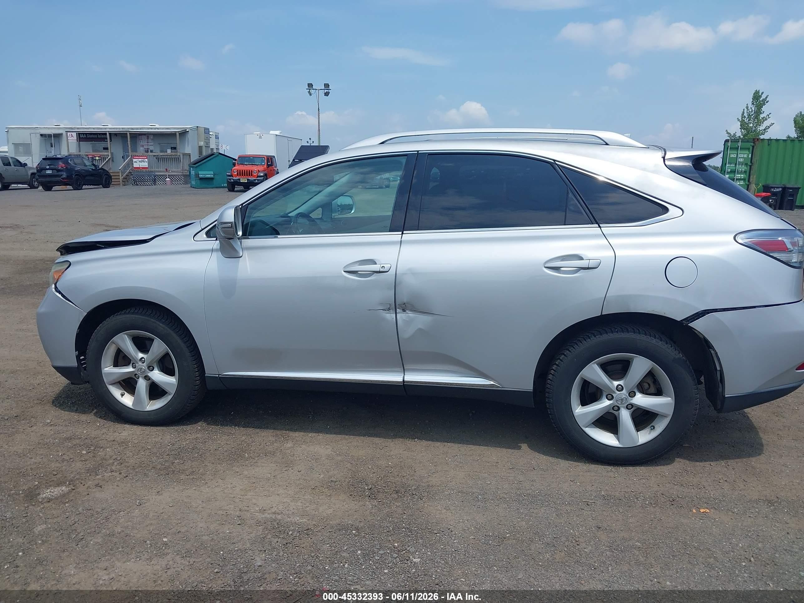 2012 Lexus Rx 350 Silver vin: 2T2BK1BA8CC152919