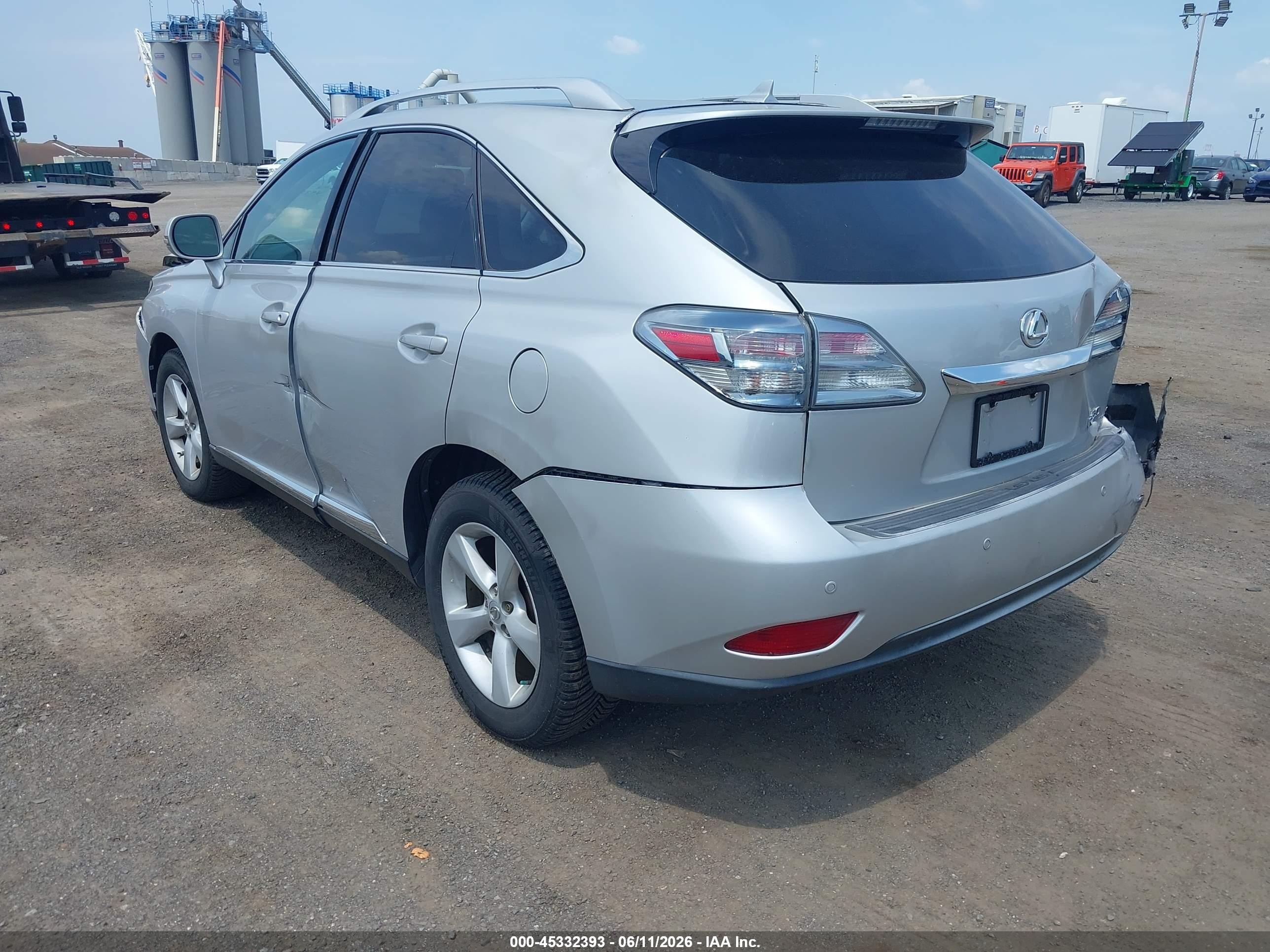 2012 Lexus Rx 350 Silver vin: 2T2BK1BA8CC152919