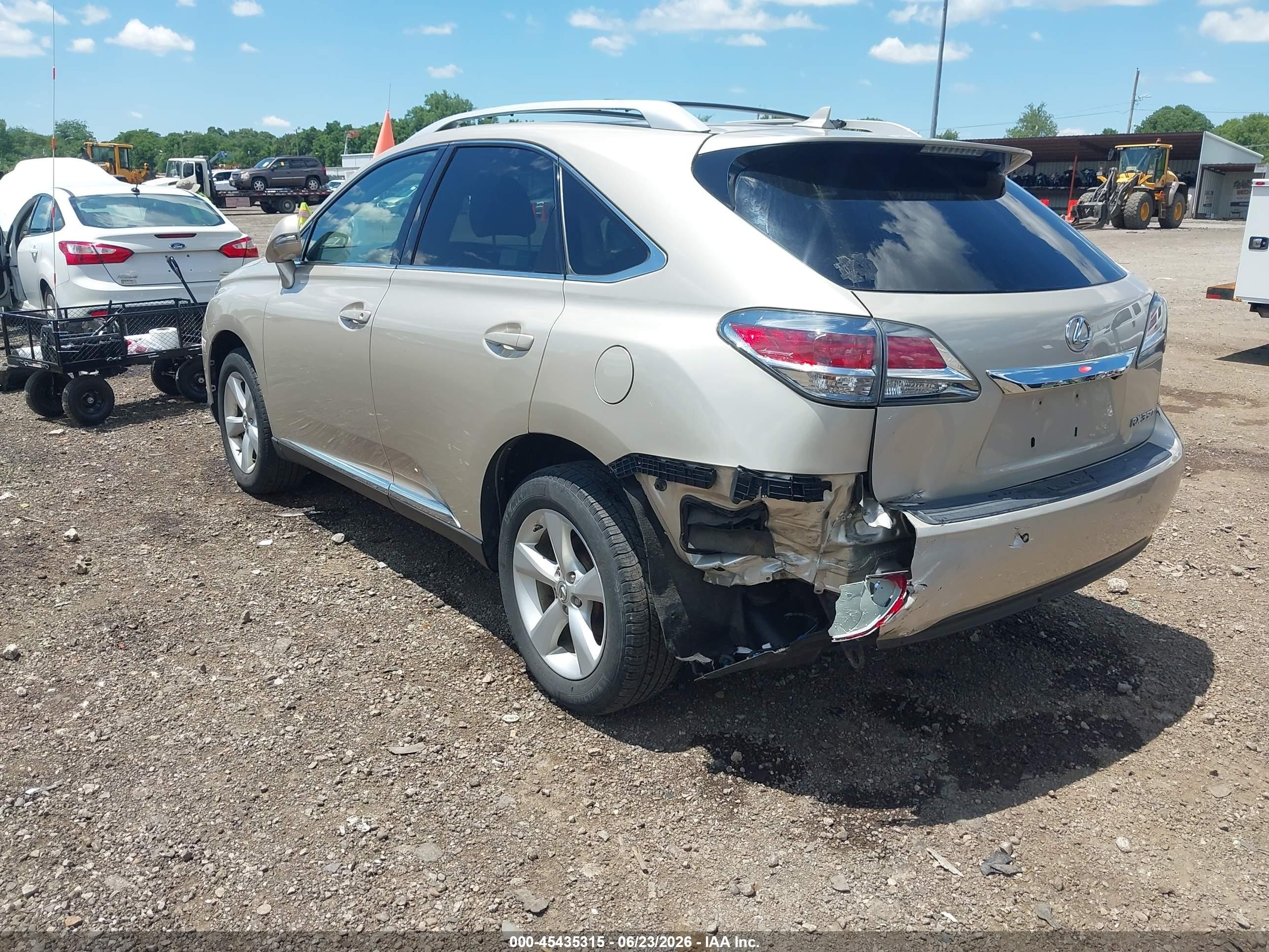 2013 Lexus Rx 350   Gold vin: 2T2BK1BA8DC160584