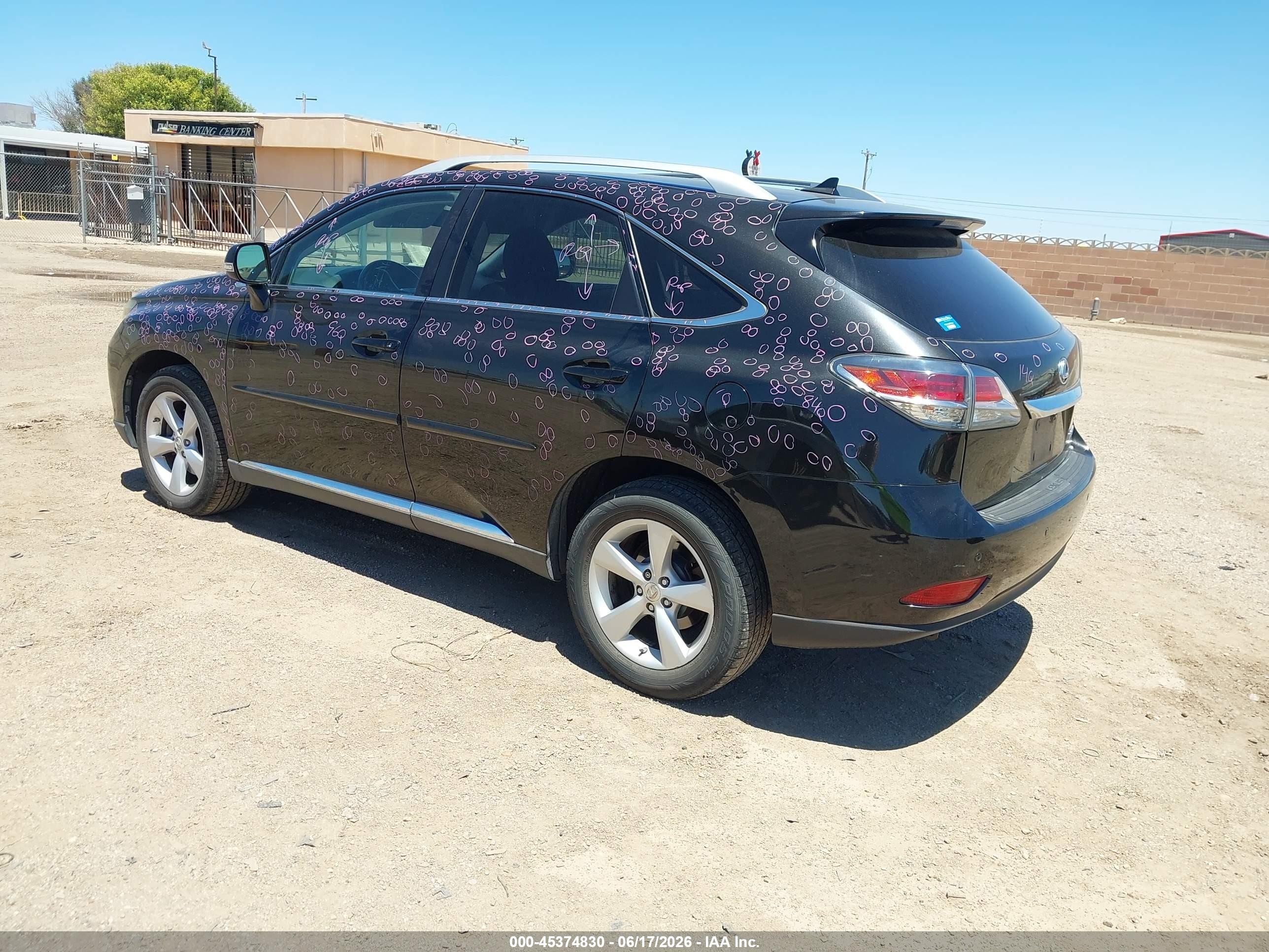 2013 Lexus Rx 350   Black vin: 2T2BK1BA8DC160651