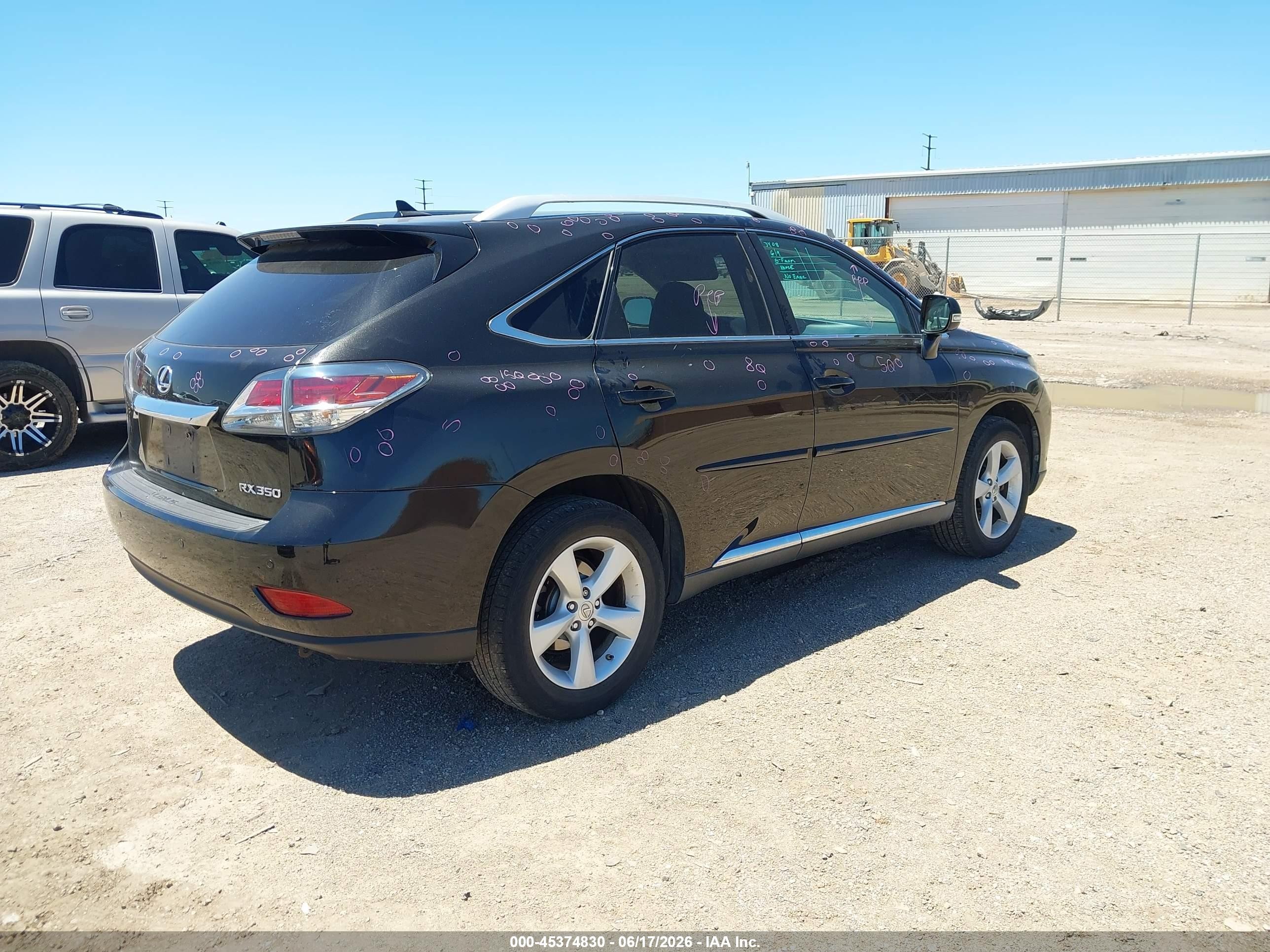 2013 Lexus Rx 350   Black vin: 2T2BK1BA8DC160651