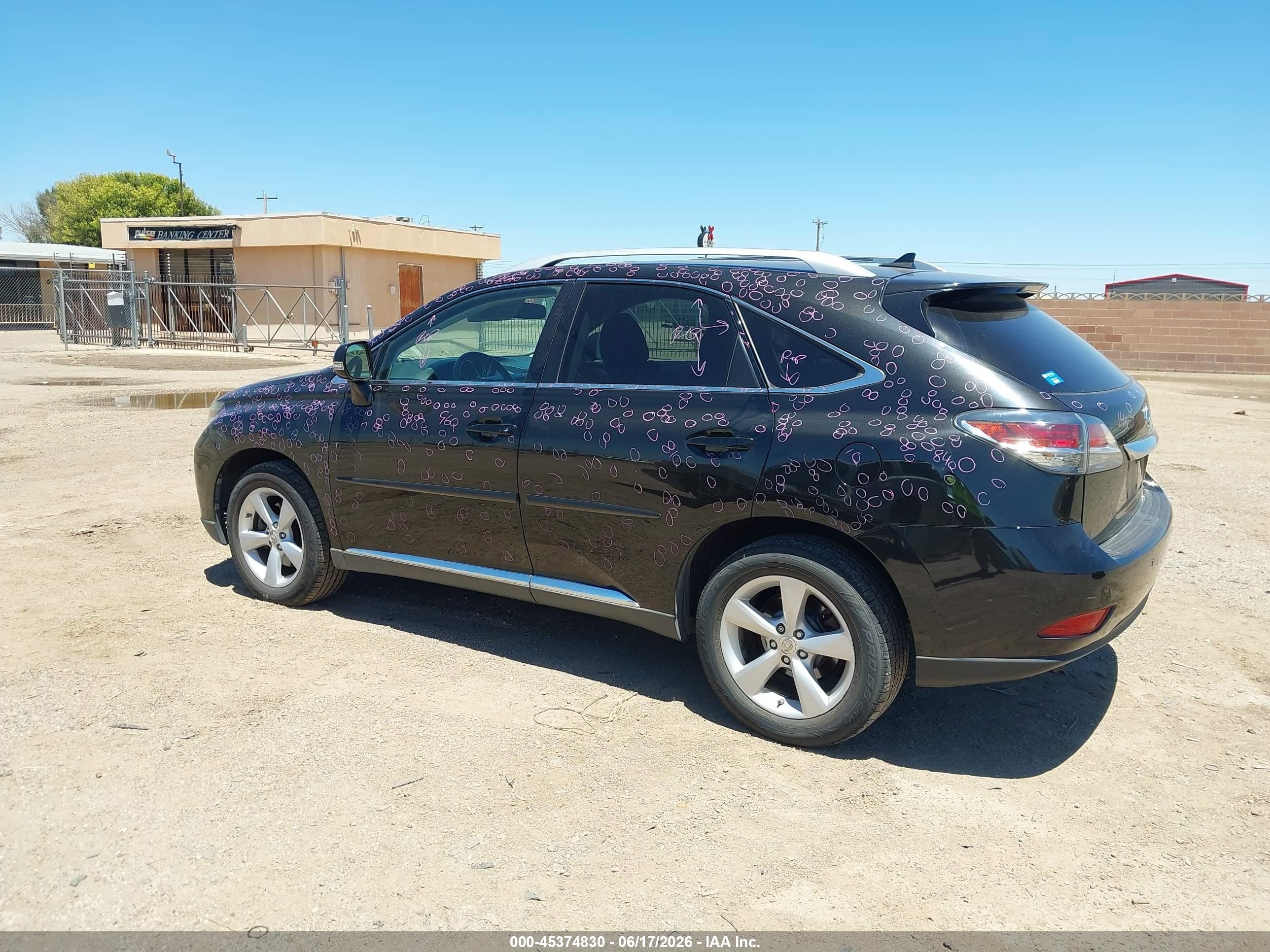 2013 Lexus Rx 350   Black vin: 2T2BK1BA8DC160651