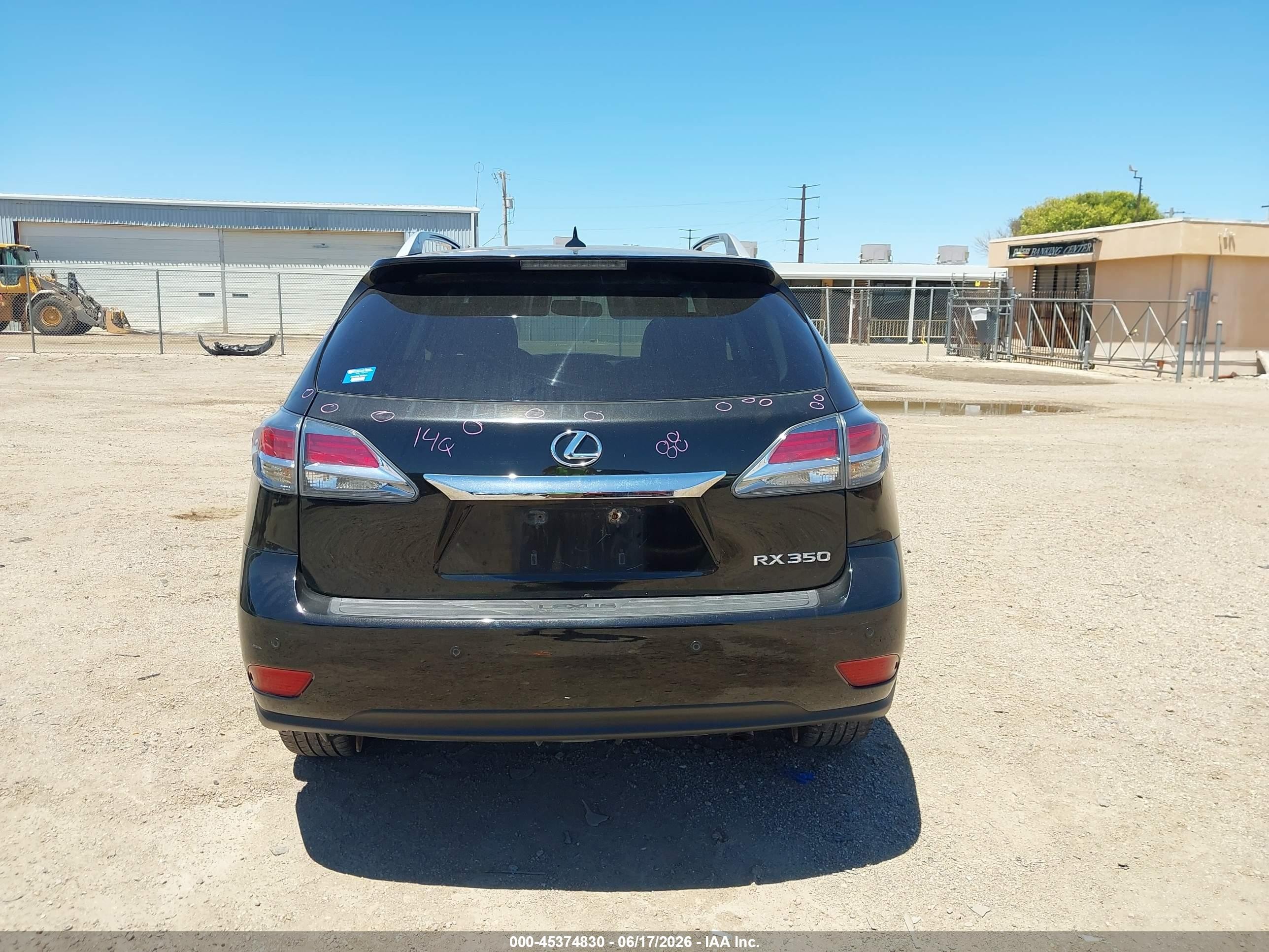 2013 Lexus Rx 350   Black vin: 2T2BK1BA8DC160651