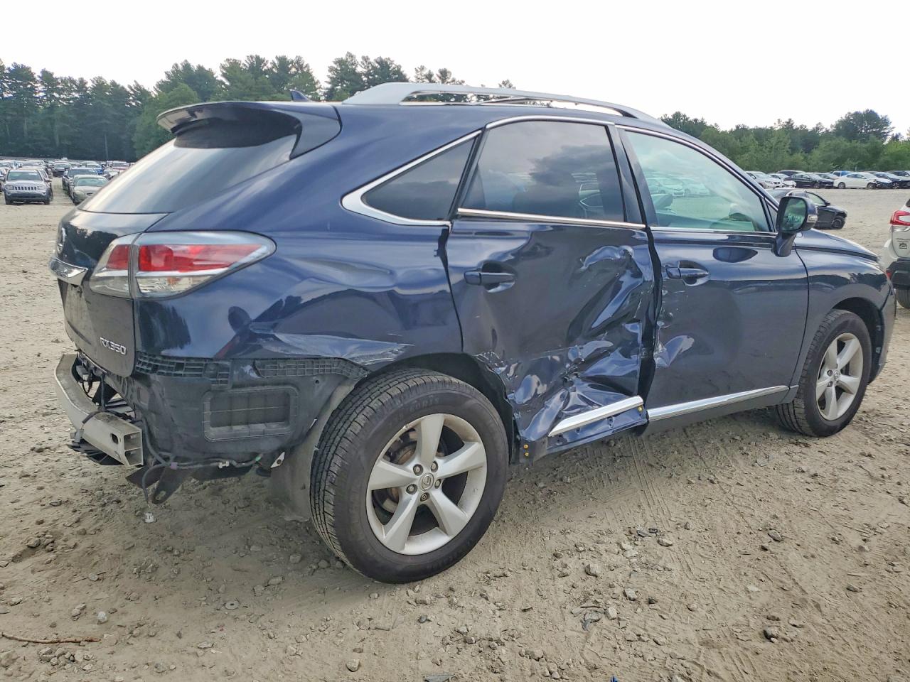 2013 Lexus Rx 350 Base Blue vin: 2T2BK1BA8DC163985