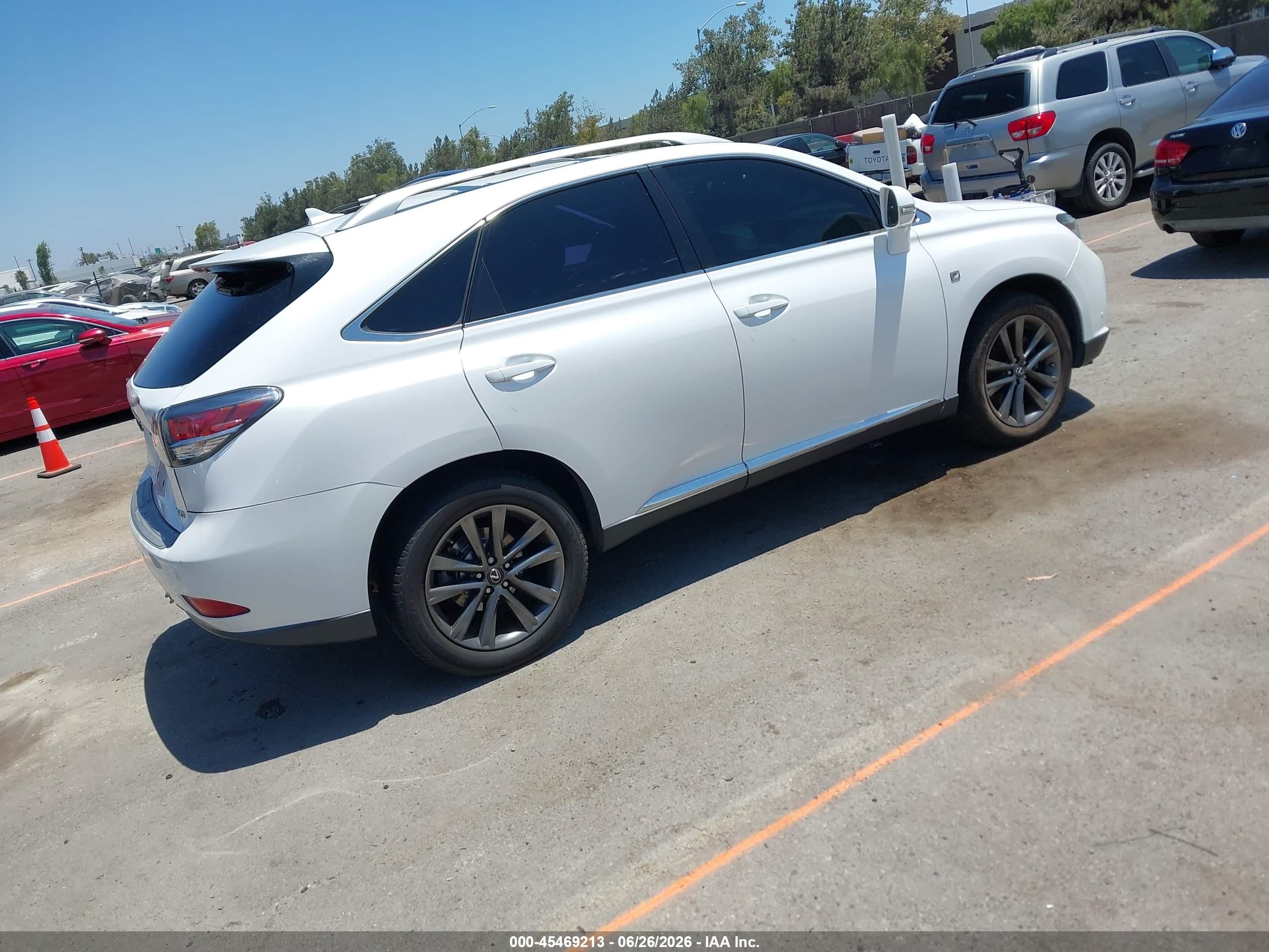2013 Lexus Rx 350 F Sport White vin: 2T2BK1BA8DC170144