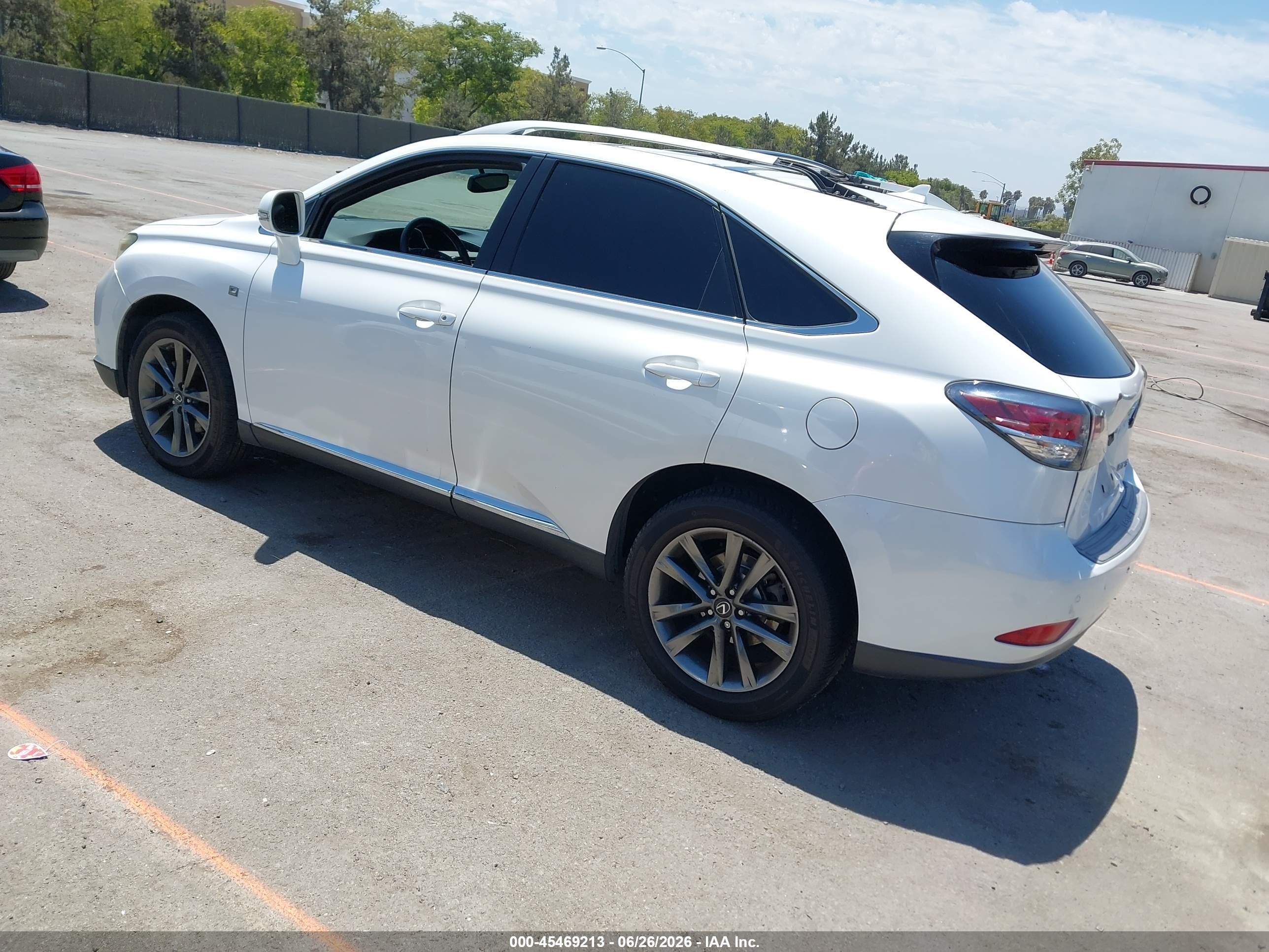 2013 Lexus Rx 350 F Sport White vin: 2T2BK1BA8DC170144