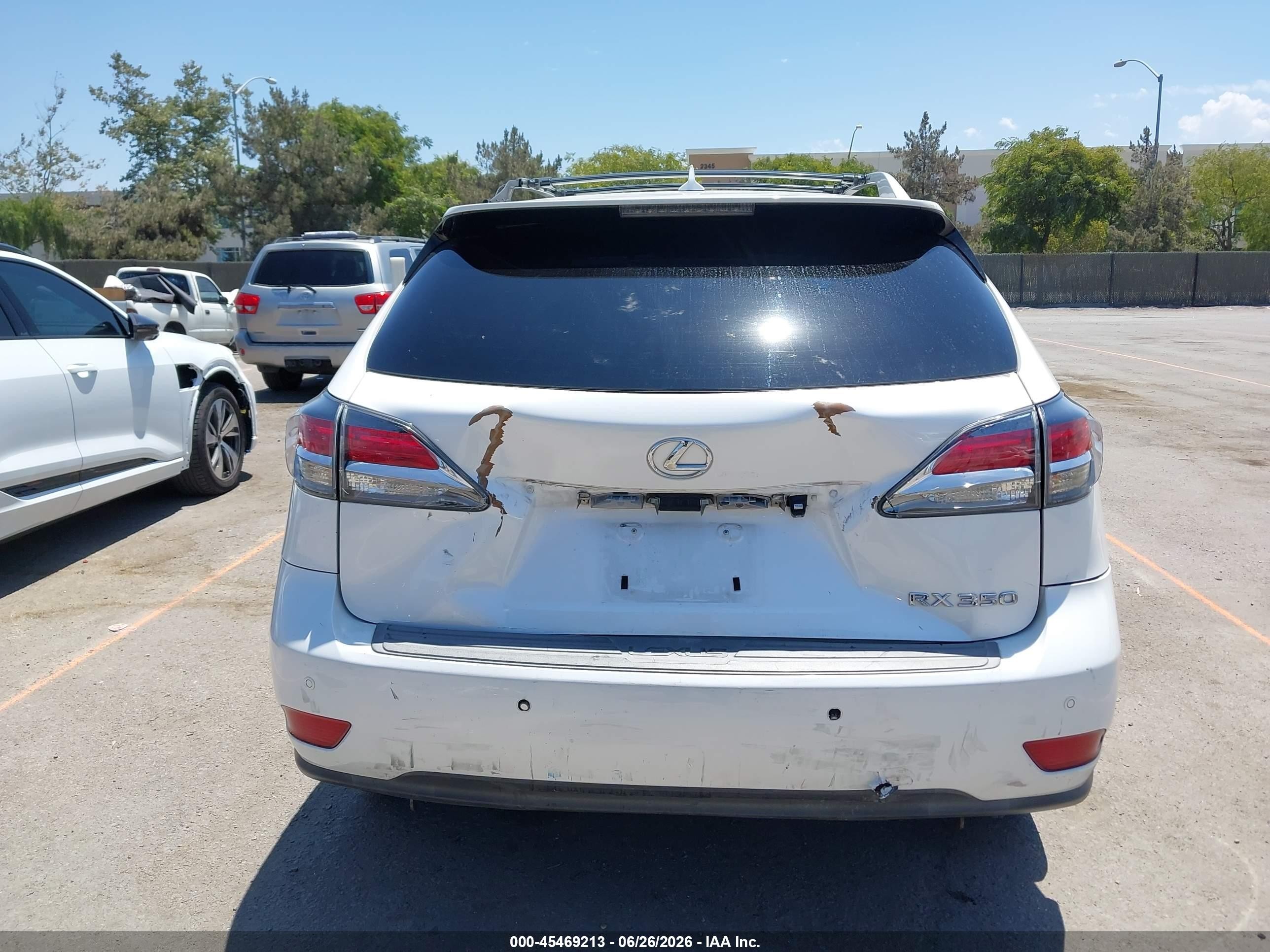 2013 Lexus Rx 350 F Sport White vin: 2T2BK1BA8DC170144