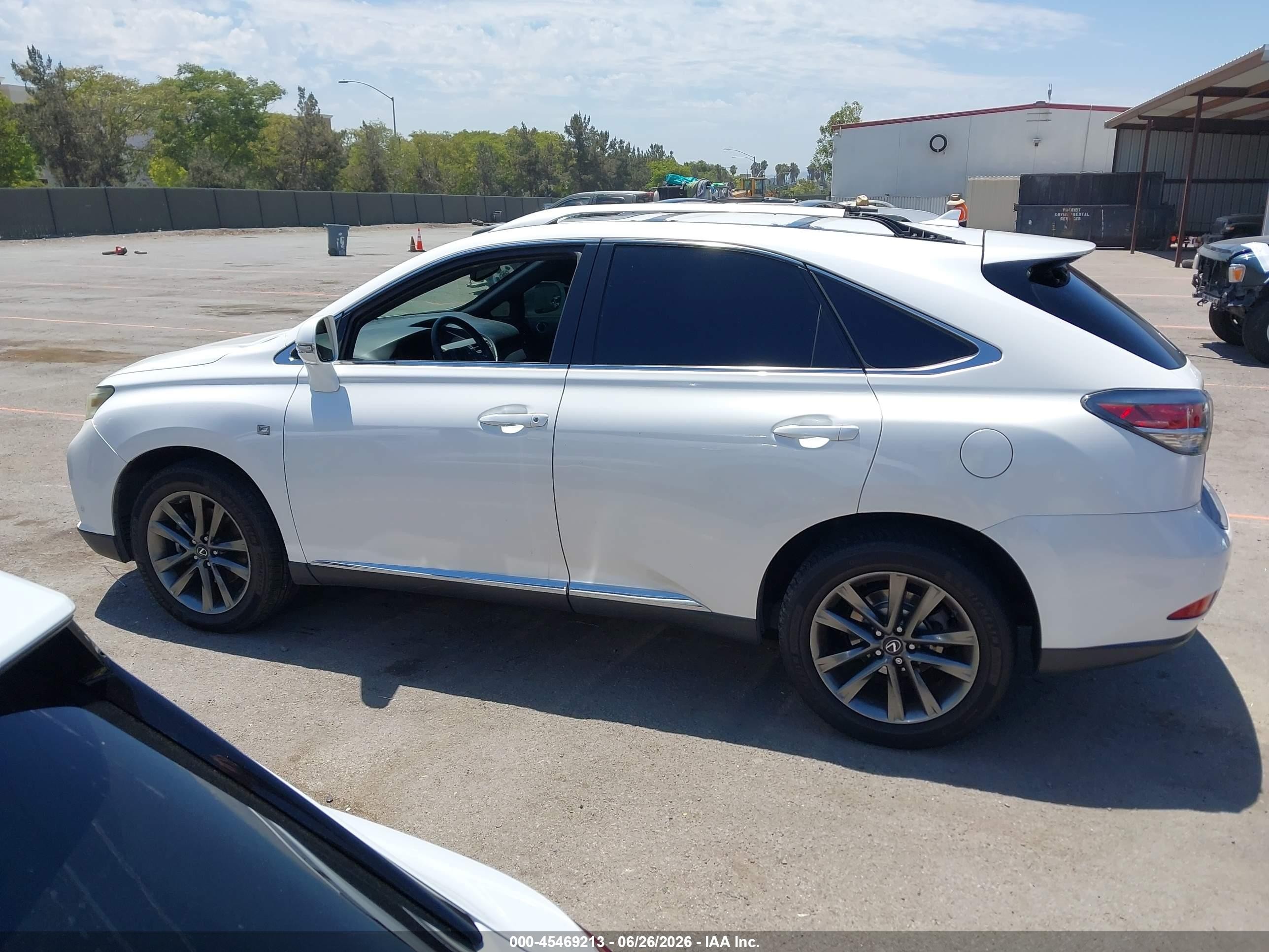2013 Lexus Rx 350 F Sport White vin: 2T2BK1BA8DC170144