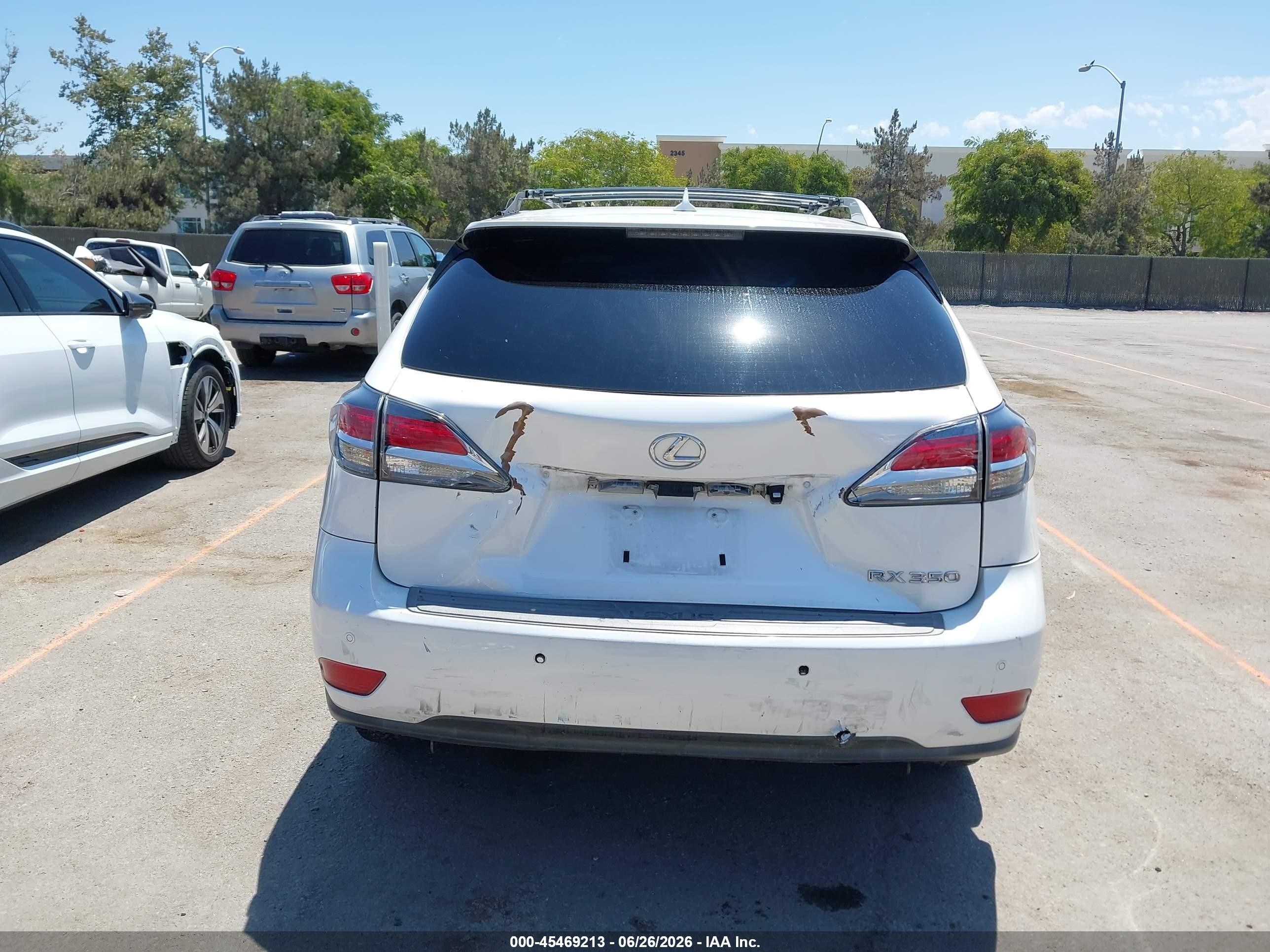 2013 Lexus Rx 350 F Sport White vin: 2T2BK1BA8DC170144