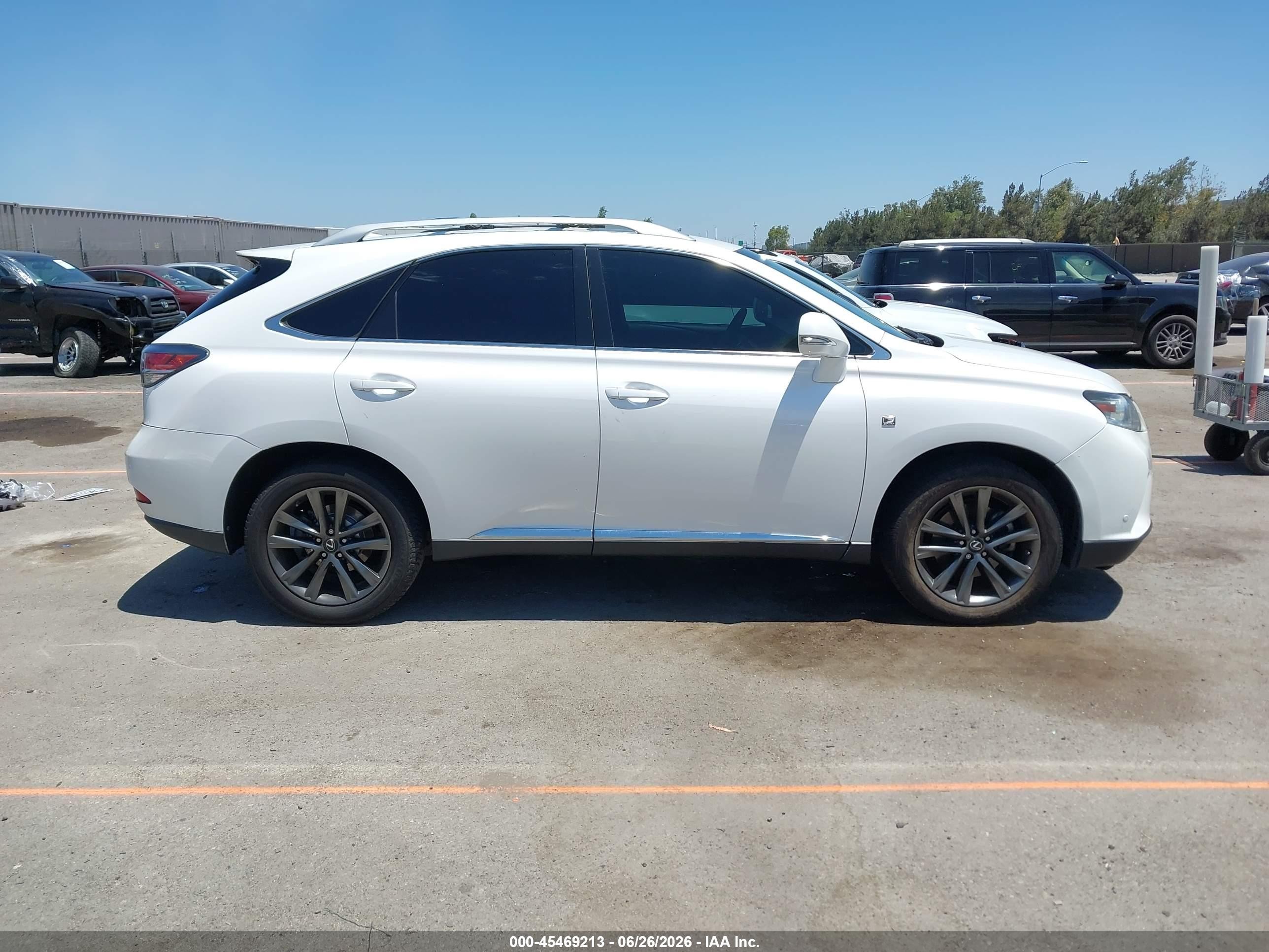 2013 Lexus Rx 350 F Sport White vin: 2T2BK1BA8DC170144