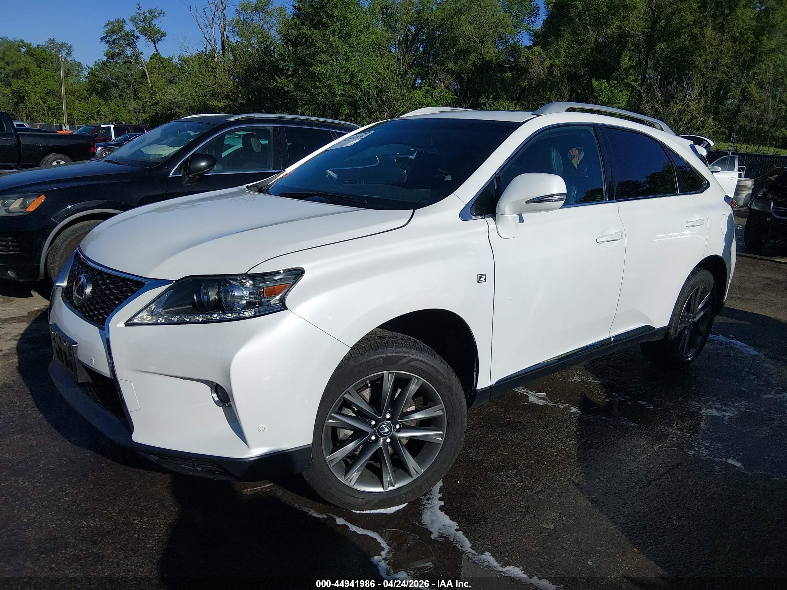2013 Lexus Rx 350 F Sport White vin: 2T2BK1BA8DC171262