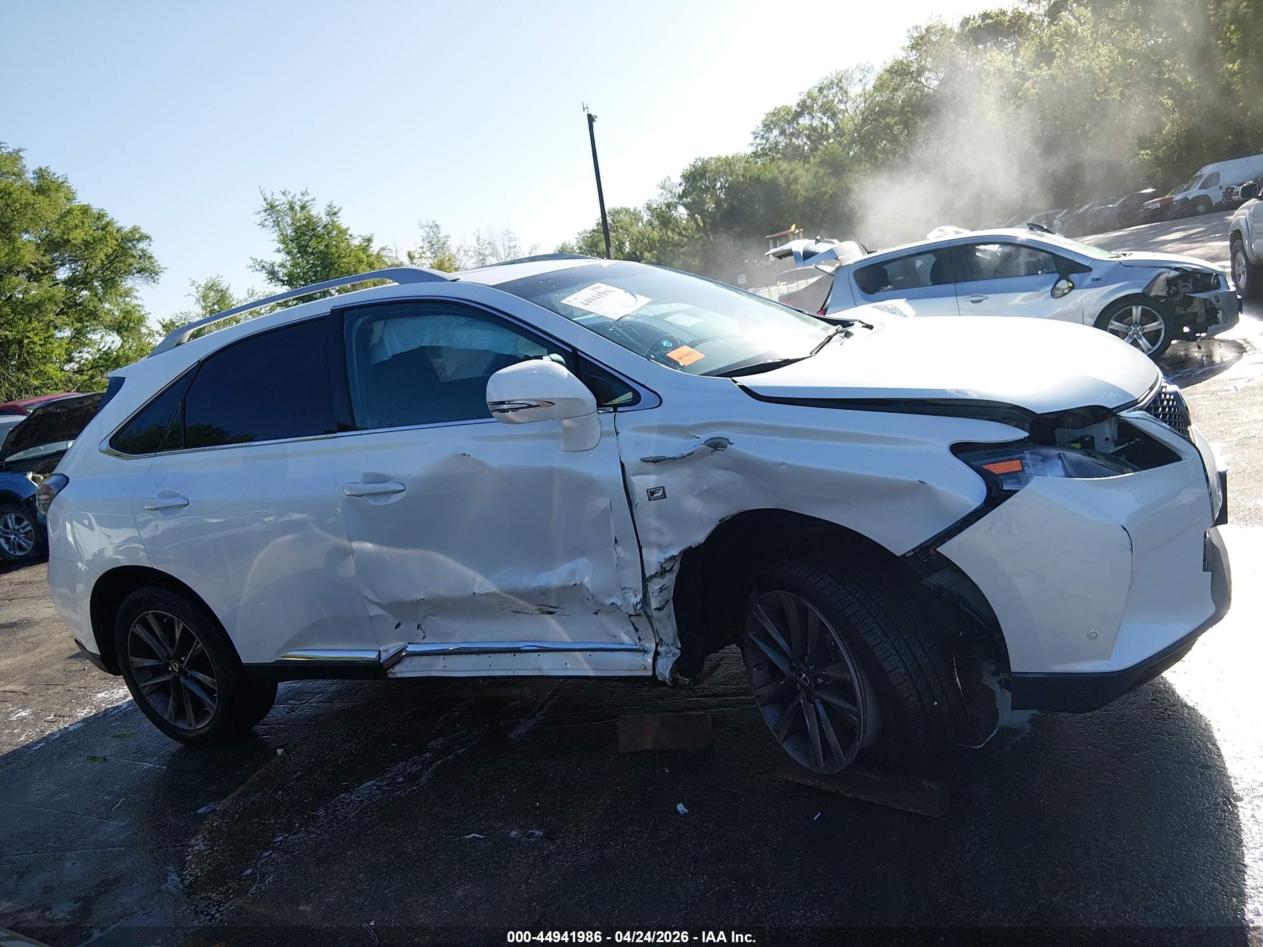 2013 Lexus Rx 350 F Sport White vin: 2T2BK1BA8DC171262