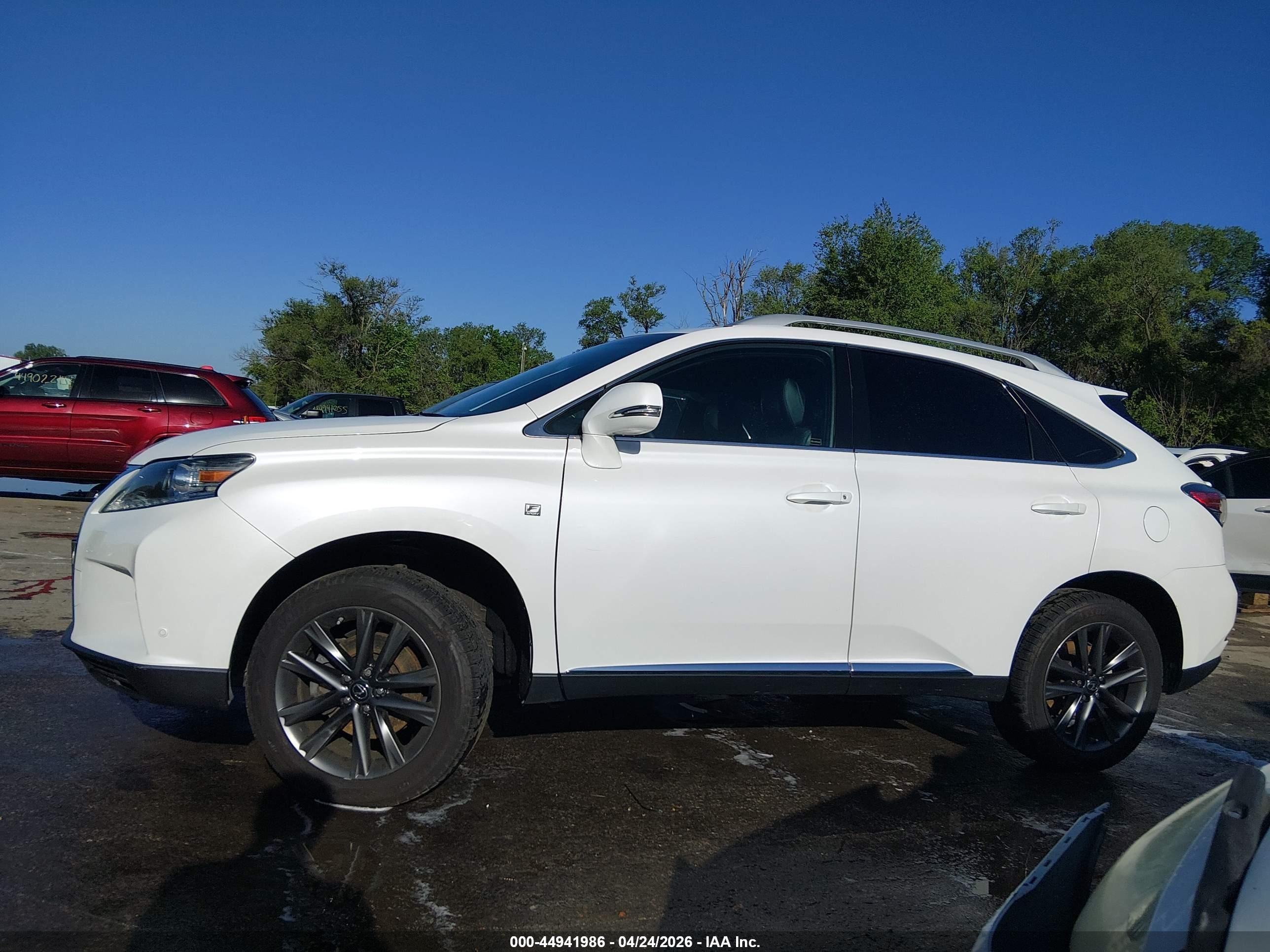 2013 Lexus Rx 350 F Sport White vin: 2T2BK1BA8DC171262
