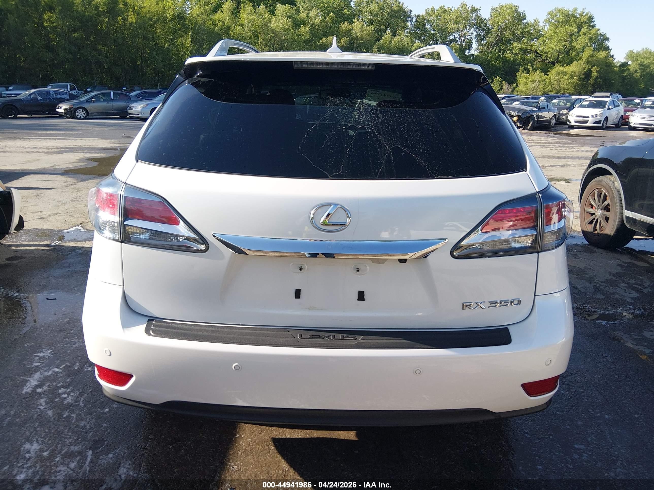 2013 Lexus Rx 350 F Sport White vin: 2T2BK1BA8DC171262