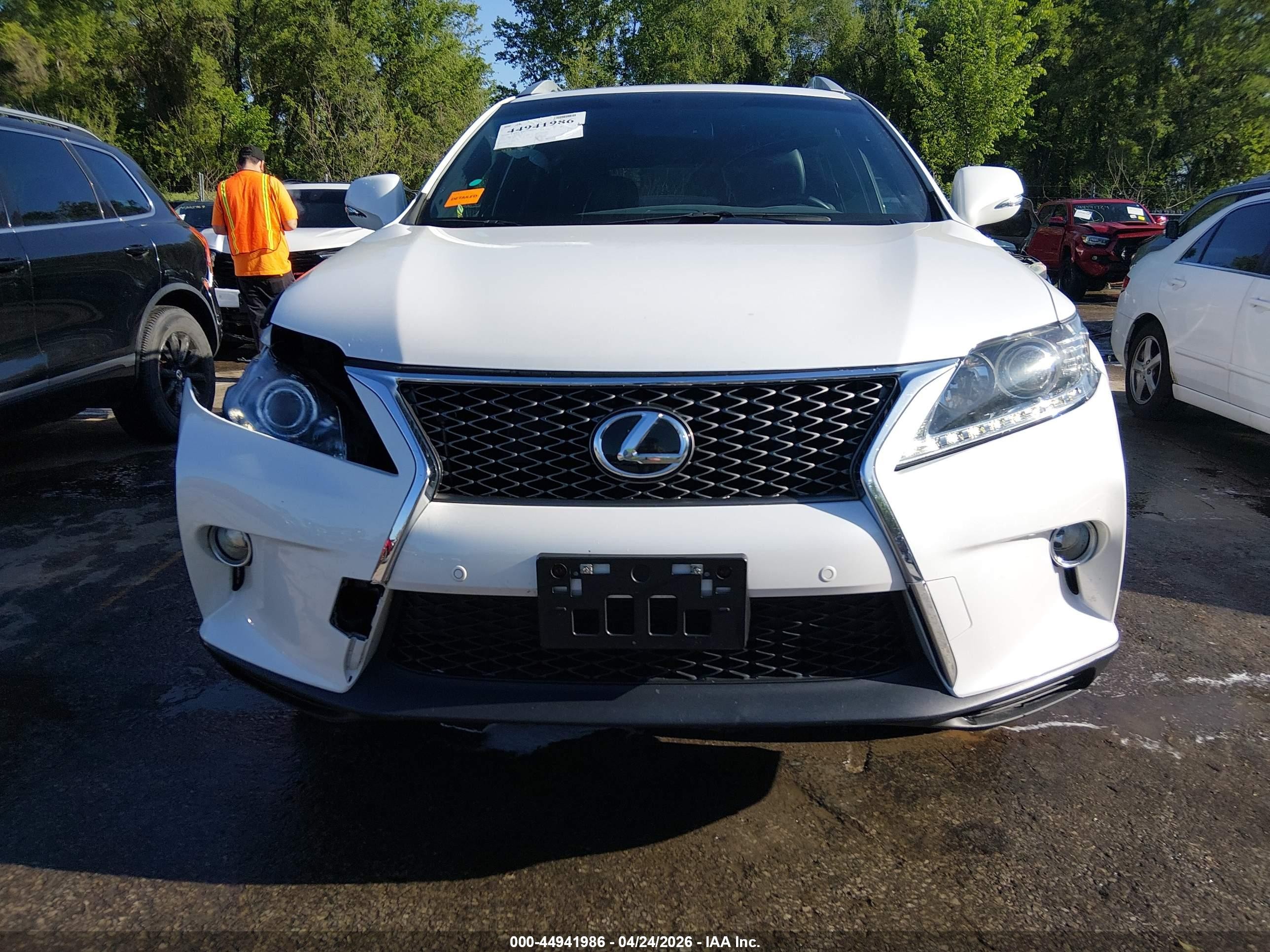 2013 Lexus Rx 350 F Sport White vin: 2T2BK1BA8DC171262