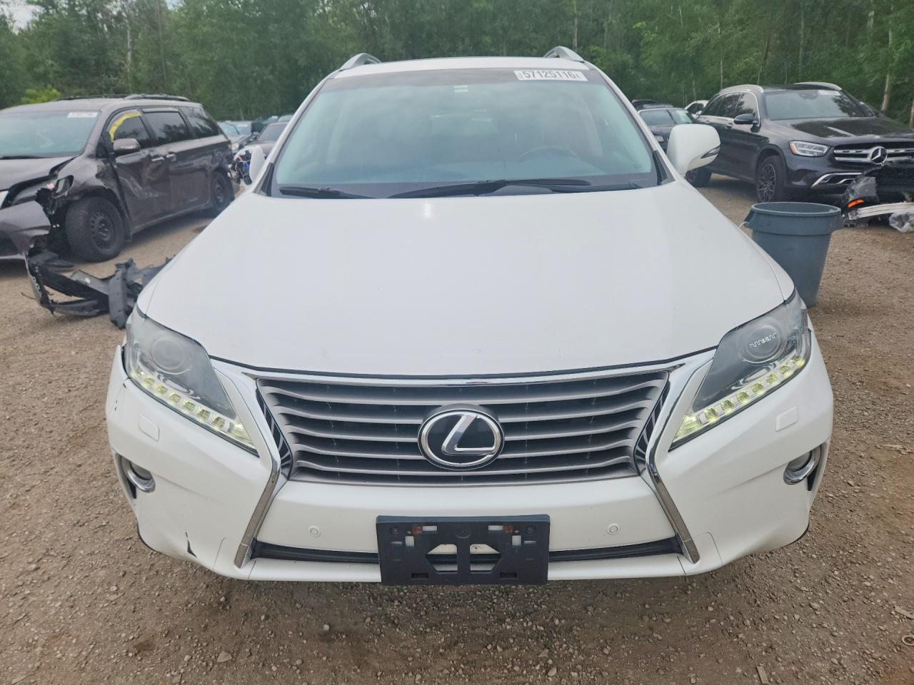 2013 Lexus Rx 350 Base White vin: 2T2BK1BA8DC176378