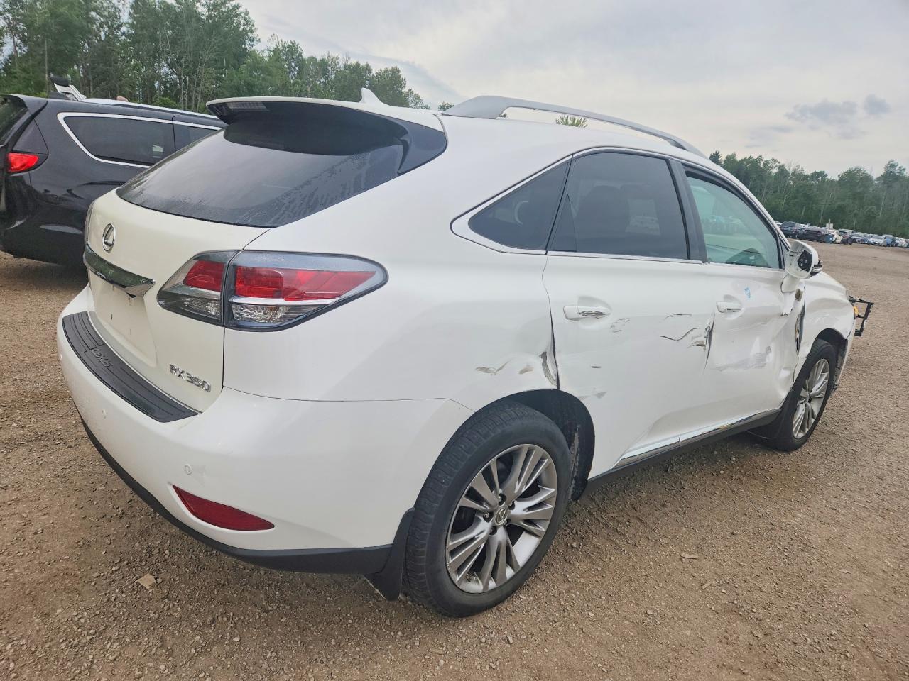 2013 Lexus Rx 350 Base White vin: 2T2BK1BA8DC176378