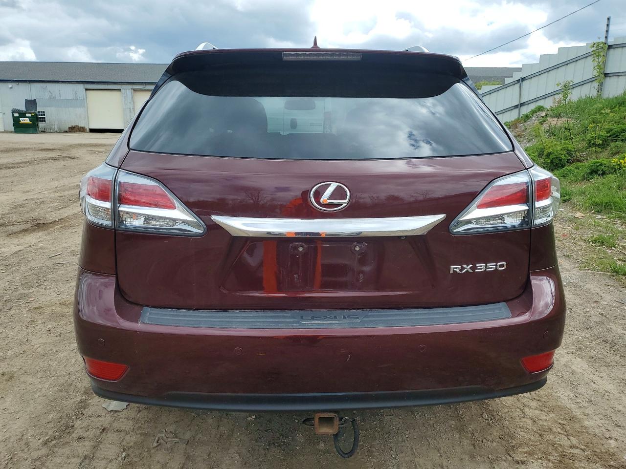 2013 Lexus Rx 350 Base Red vin: 2T2BK1BA8DC189941