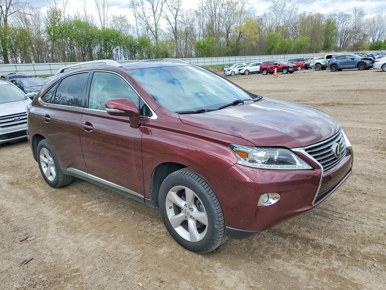 2013 Lexus Rx 350 Base Red vin: 2T2BK1BA8DC189941