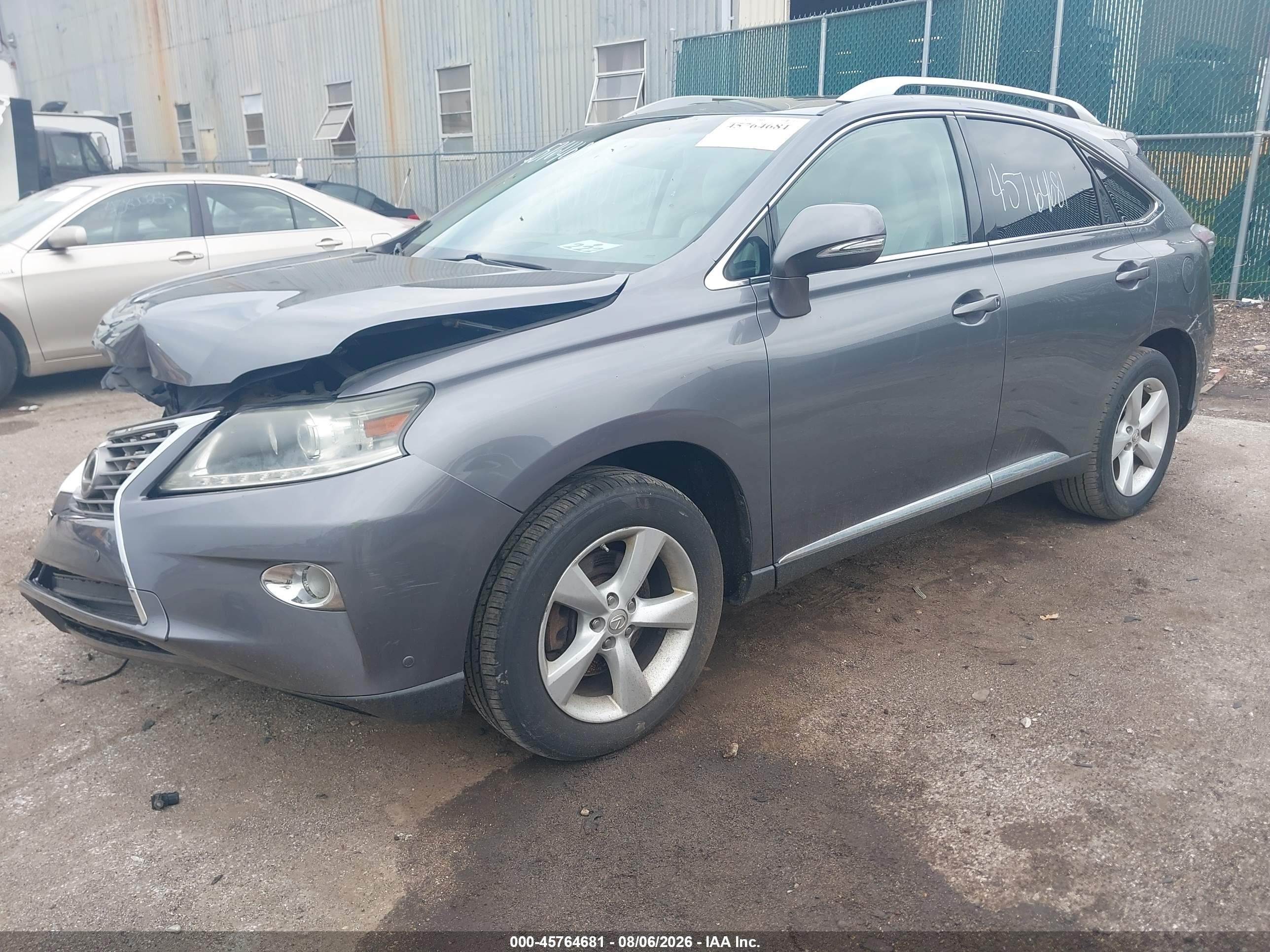 2013 Lexus Rx 350   Gray vin: 2T2BK1BA8DC192905