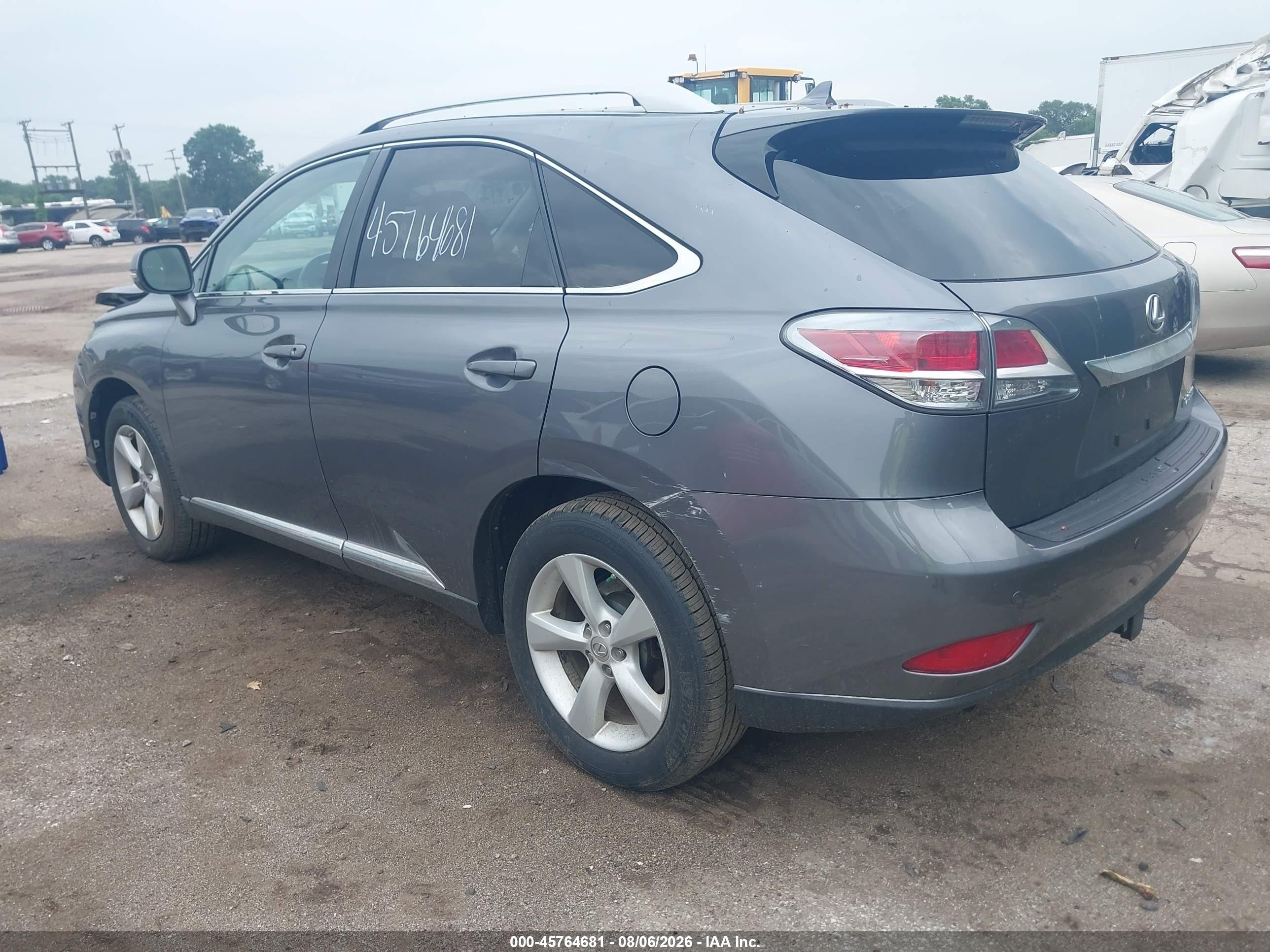 2013 Lexus Rx 350   Gray vin: 2T2BK1BA8DC192905