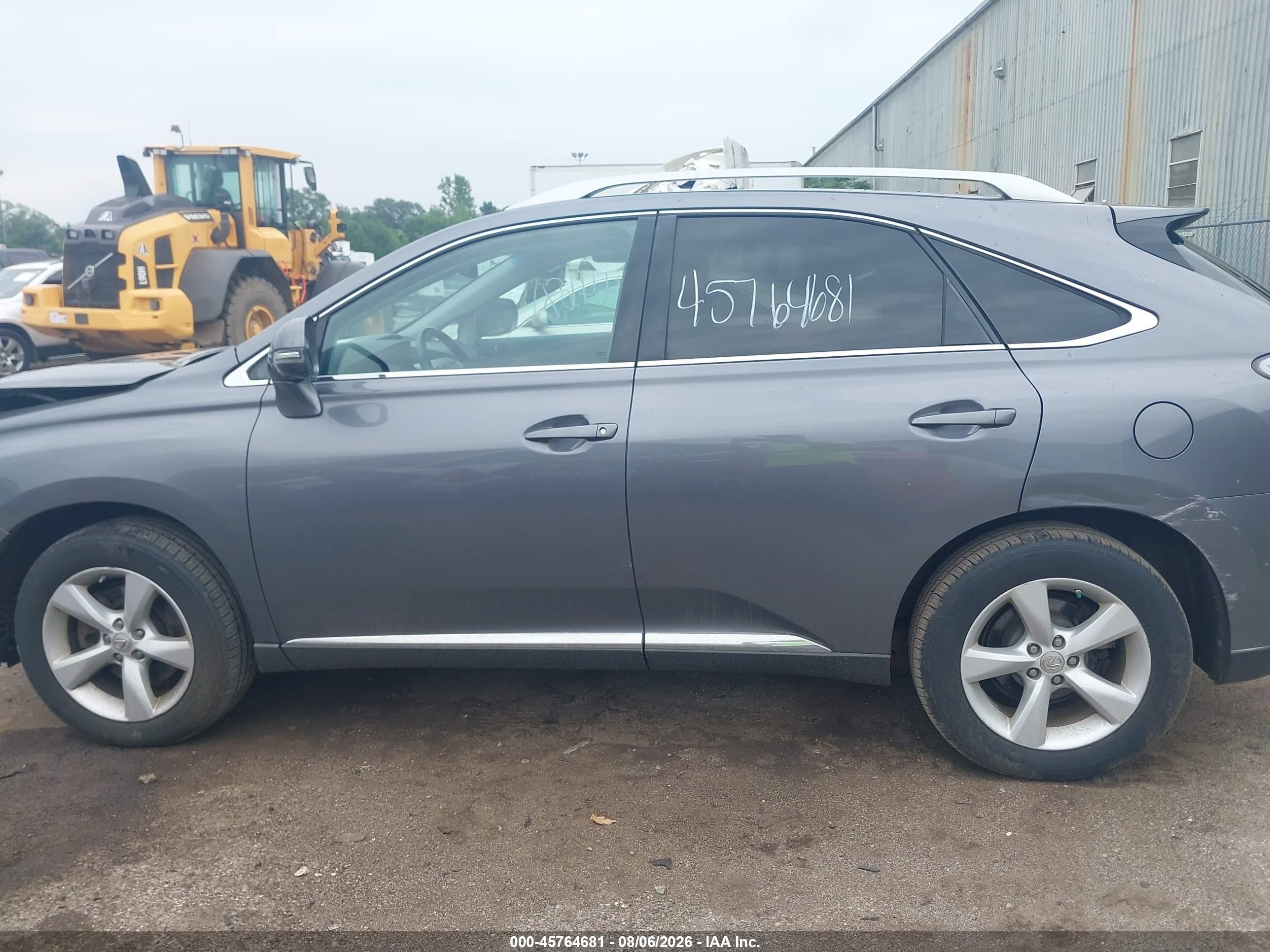 2013 Lexus Rx 350   Gray vin: 2T2BK1BA8DC192905