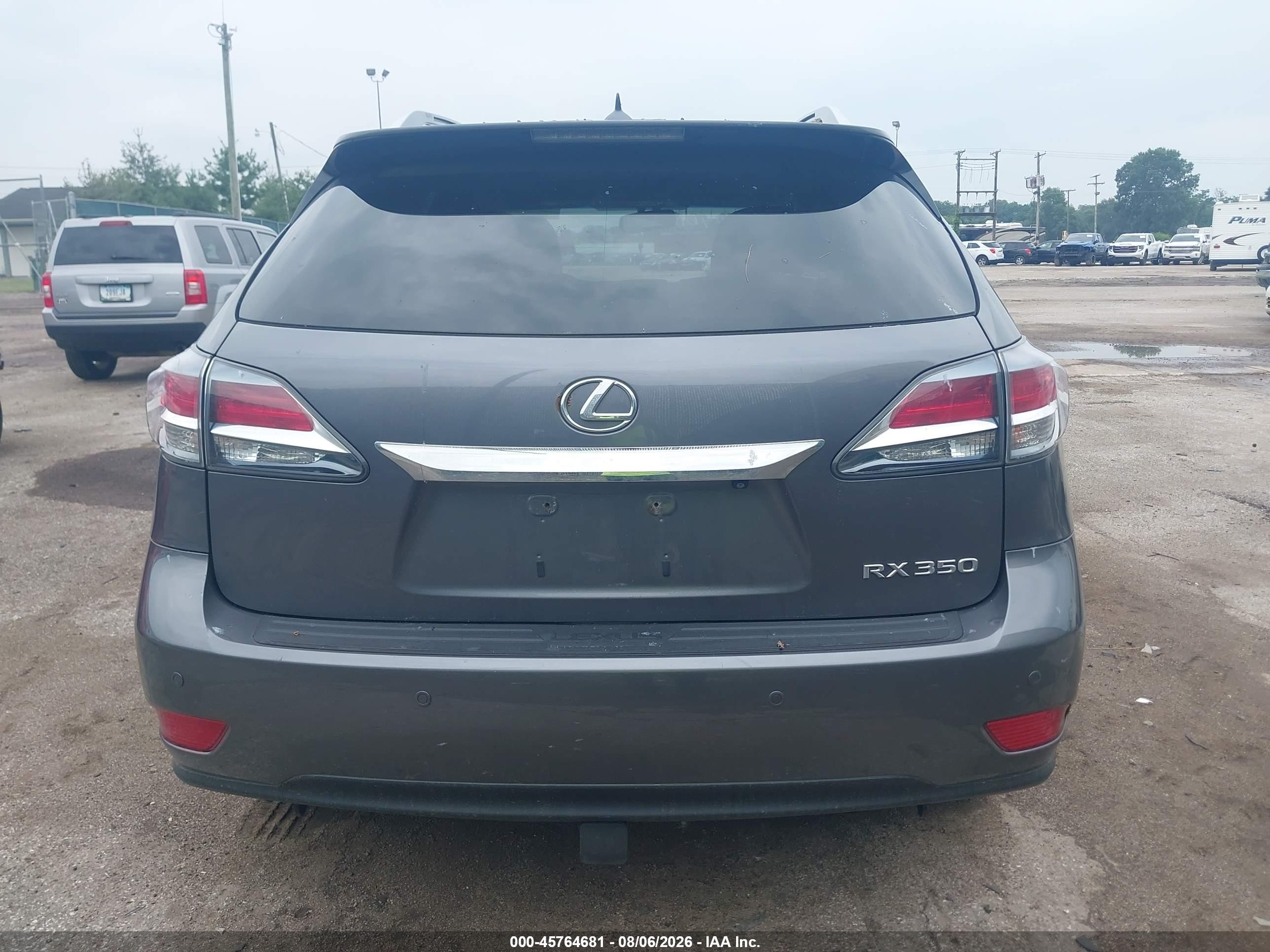 2013 Lexus Rx 350   Gray vin: 2T2BK1BA8DC192905