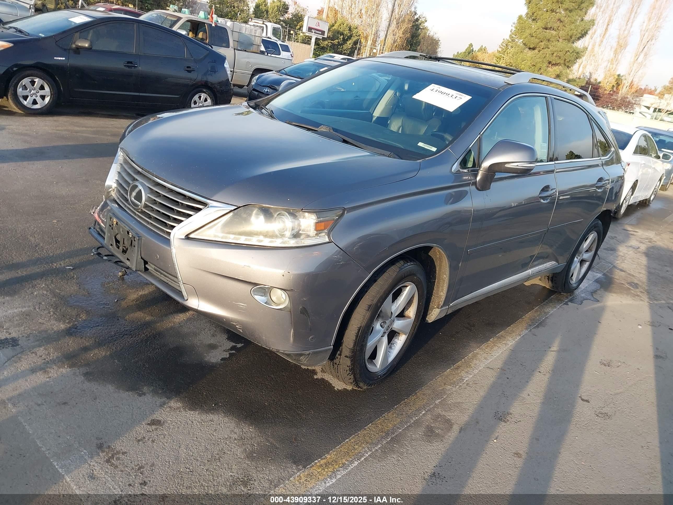 2013 Lexus Rx 350   Серый vin: 2T2BK1BA8DC203546