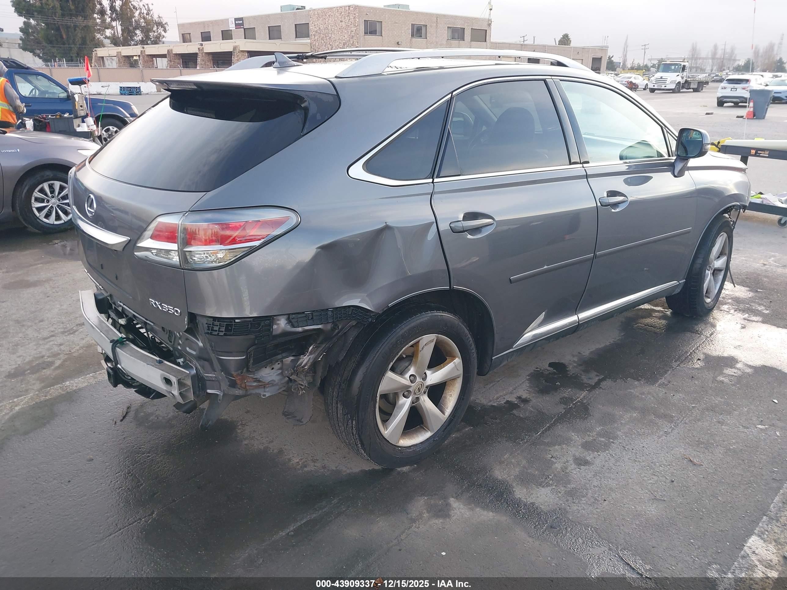 2013 Lexus Rx 350   Серый vin: 2T2BK1BA8DC203546
