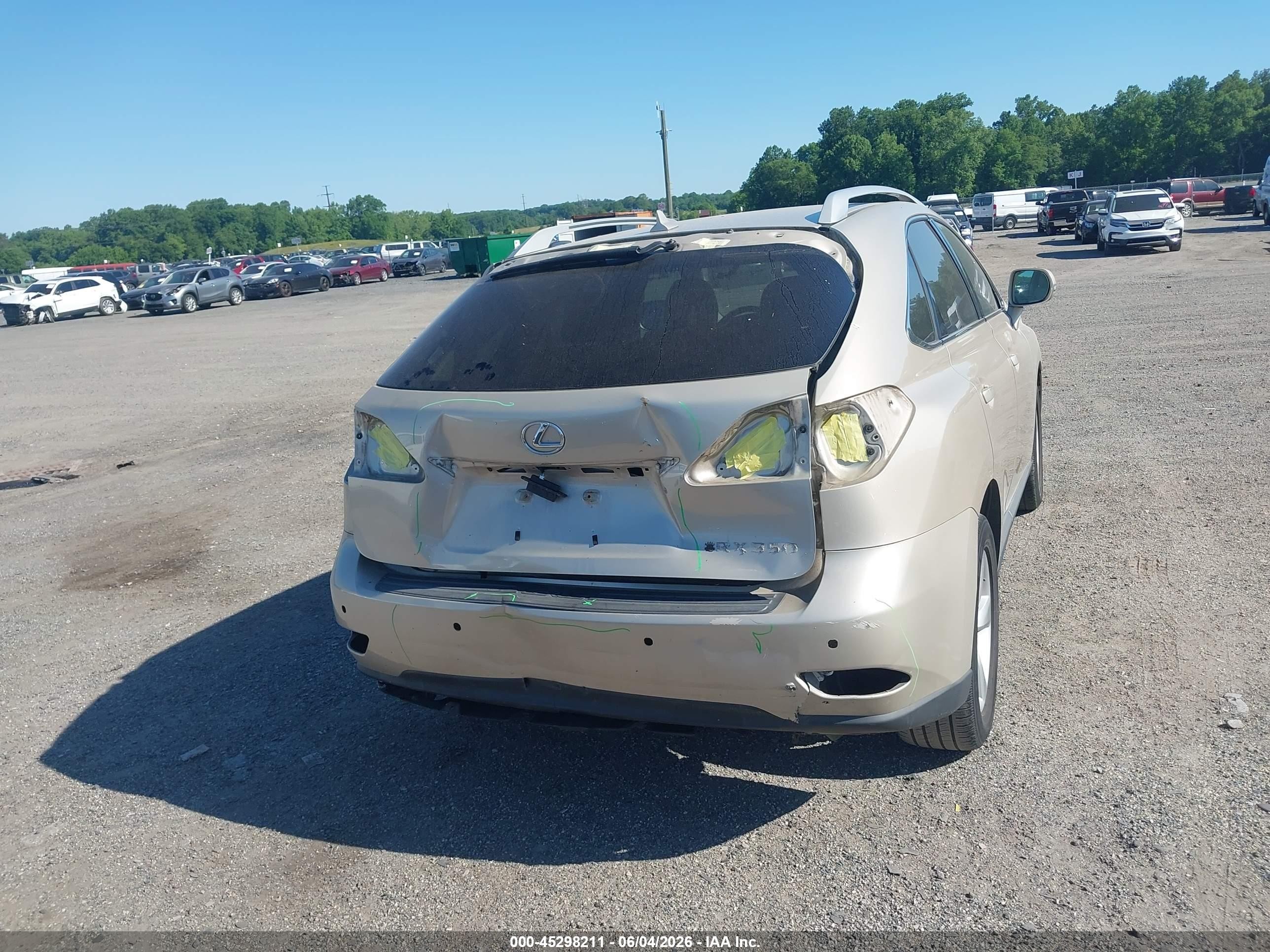 2013 Lexus Rx 350   Золотой vin: 2T2BK1BA8DC214398