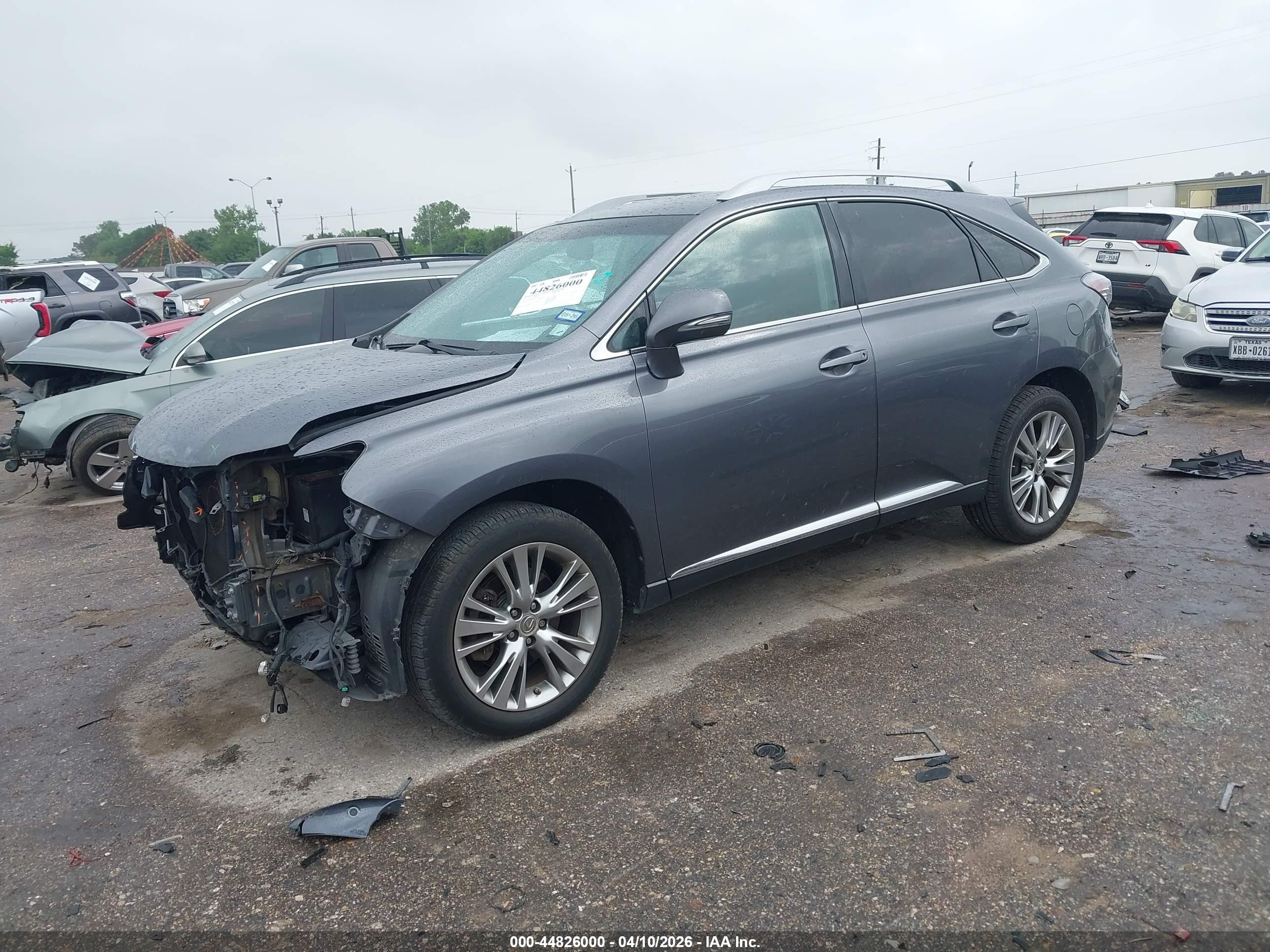2013 Lexus Rx 350   Gray vin: 2T2BK1BA8DC224073