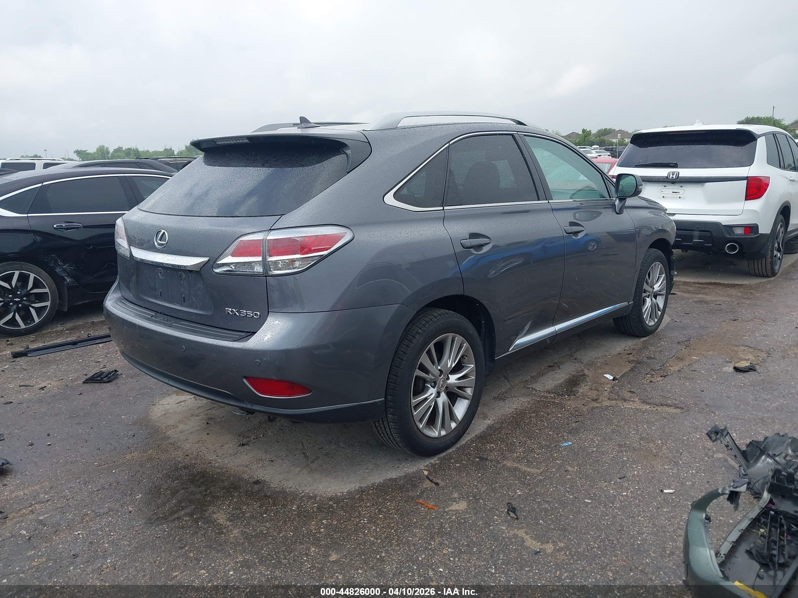 2013 Lexus Rx 350   Gray vin: 2T2BK1BA8DC224073