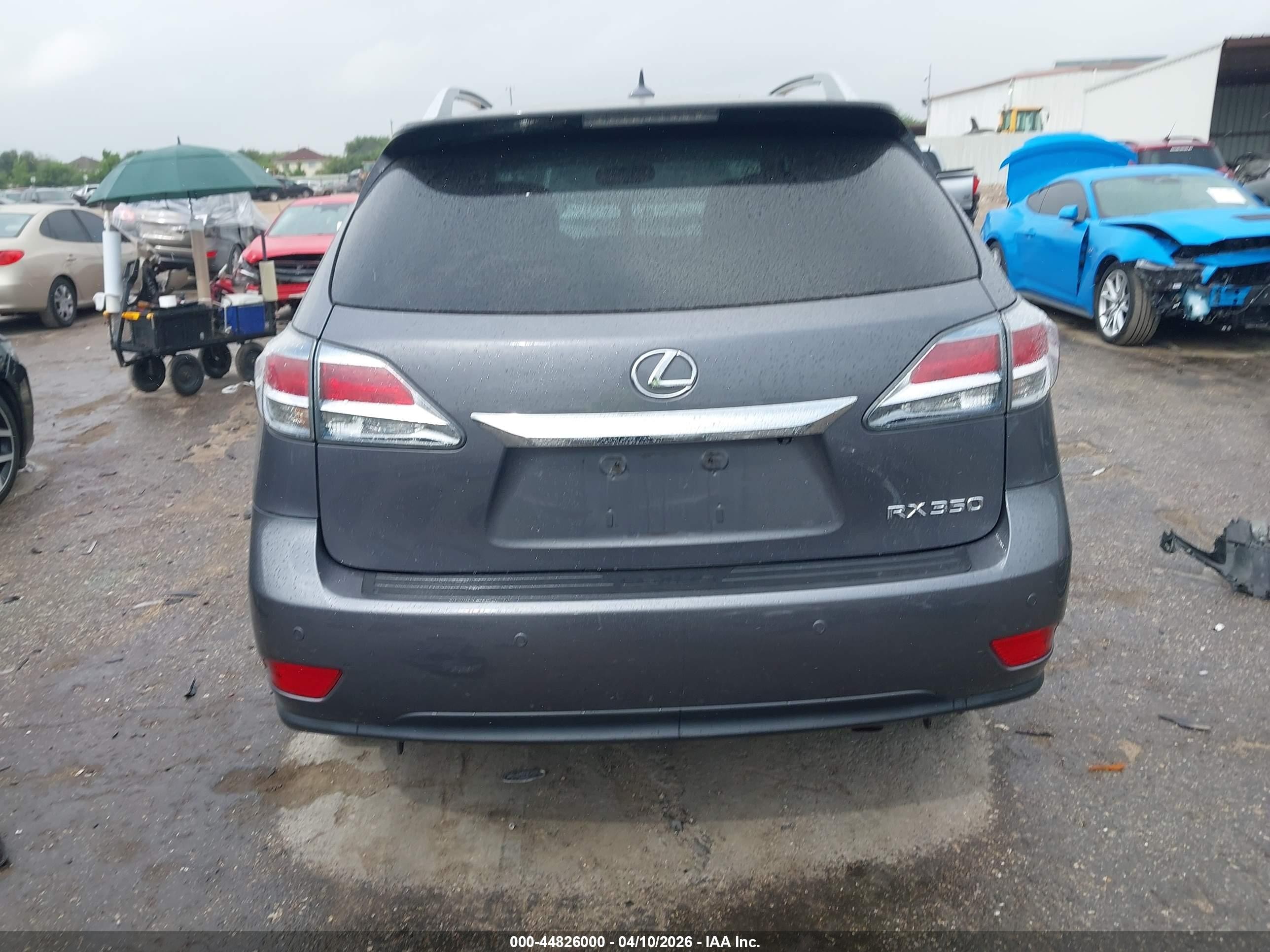2013 Lexus Rx 350   Gray vin: 2T2BK1BA8DC224073