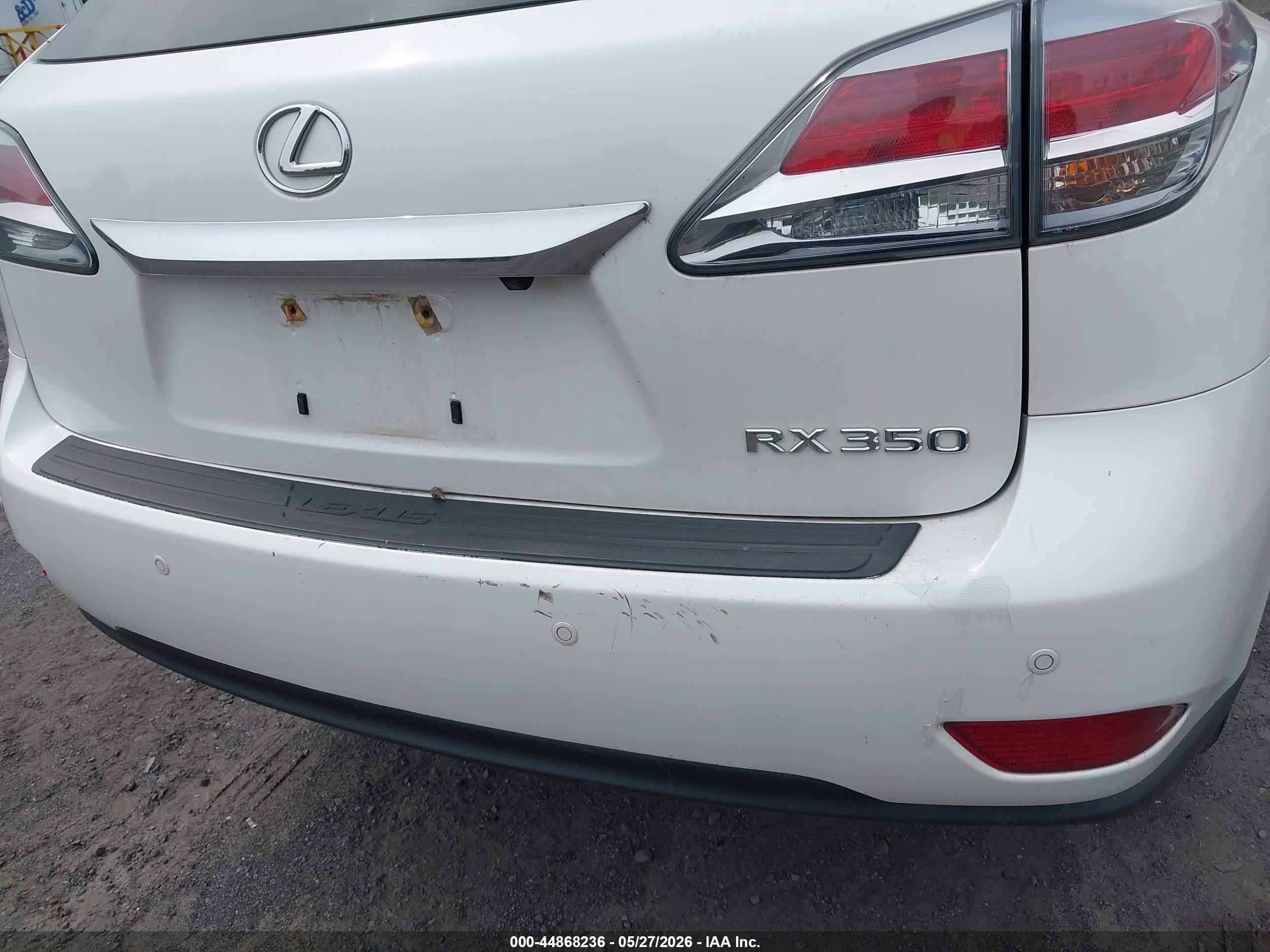 2014 Lexus Rx 350   White vin: 2T2BK1BA8EC227508
