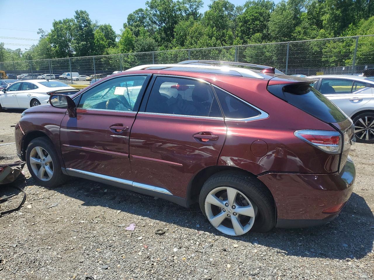 2014 Lexus Rx 350 Base Maroon vin: 2T2BK1BA8EC232224