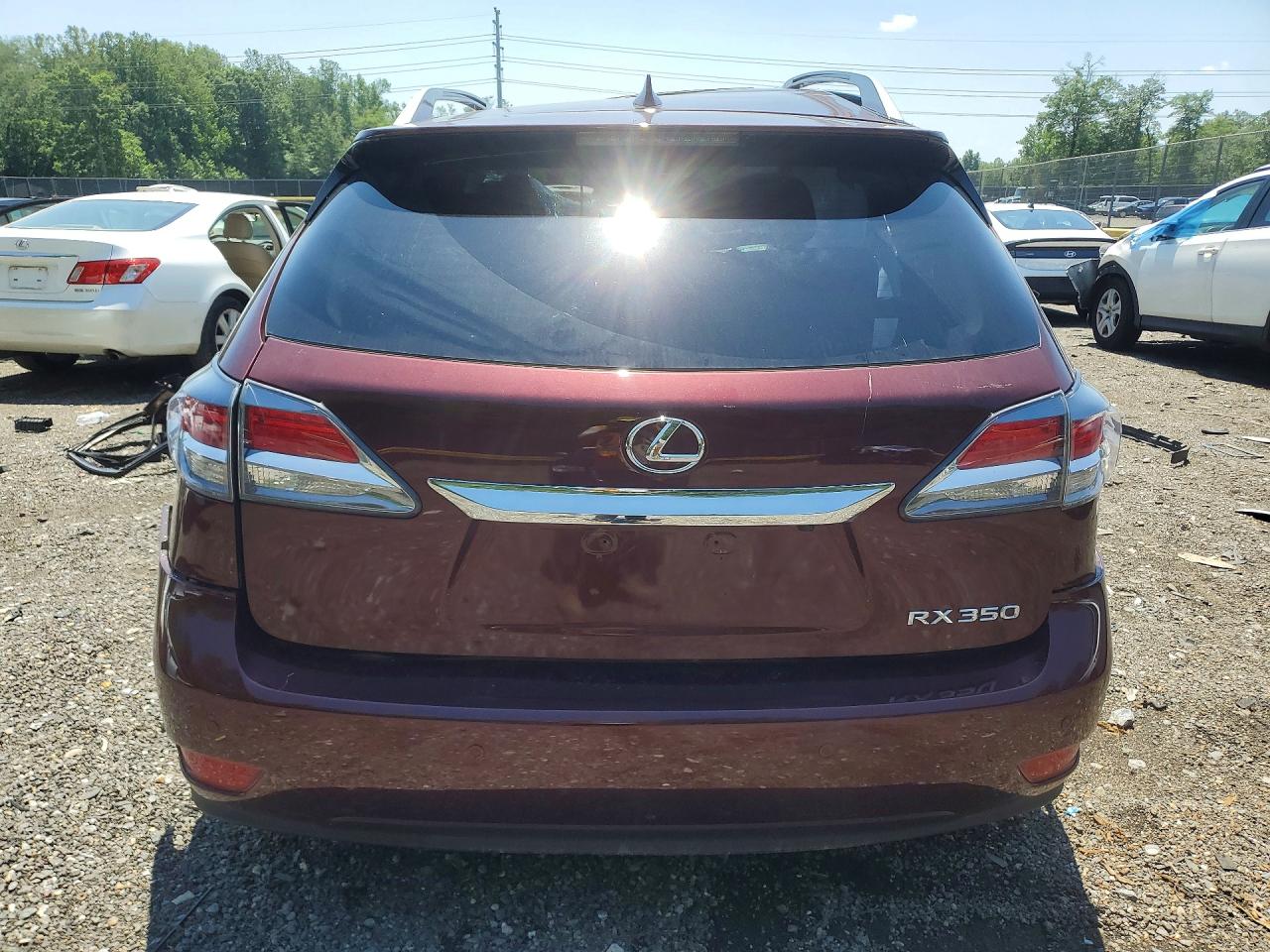 2014 Lexus Rx 350 Base Maroon vin: 2T2BK1BA8EC232224